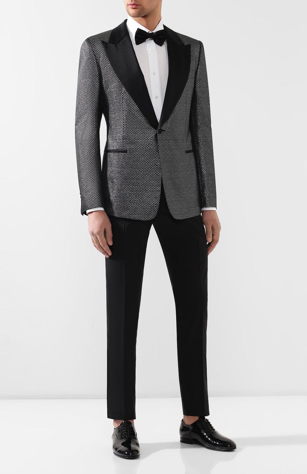 Dolce & Gabbana Slim-Fit Metallic Jacquard Blazer