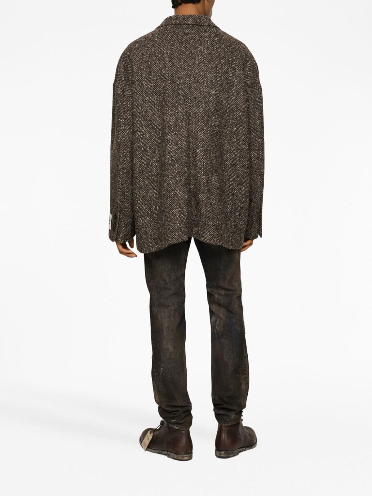 Dolce & Gabbana Slim-fit Overdyed Denim Jeans