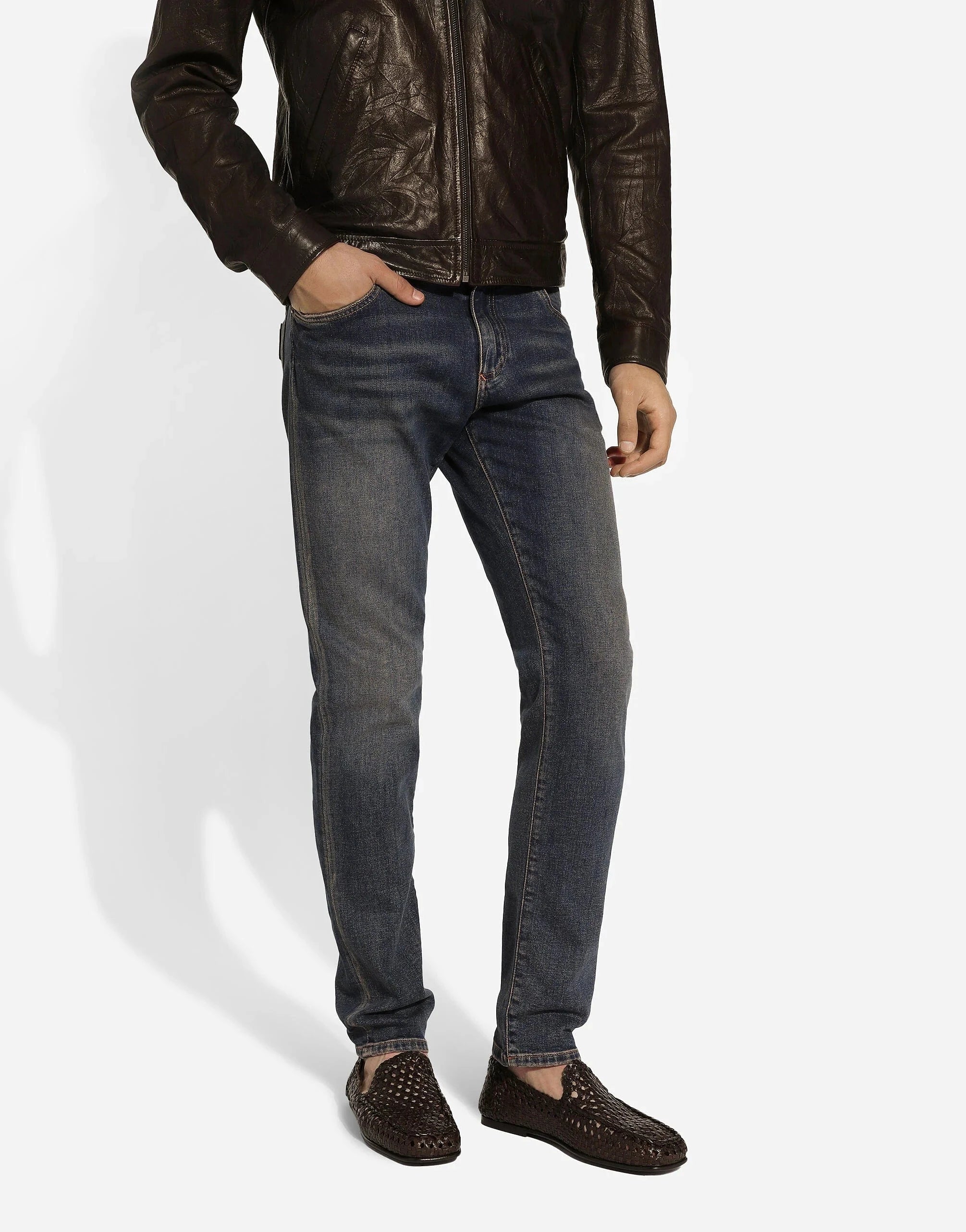 Dolce & Gabbana Slim-Fit Stretch Denim Jeans