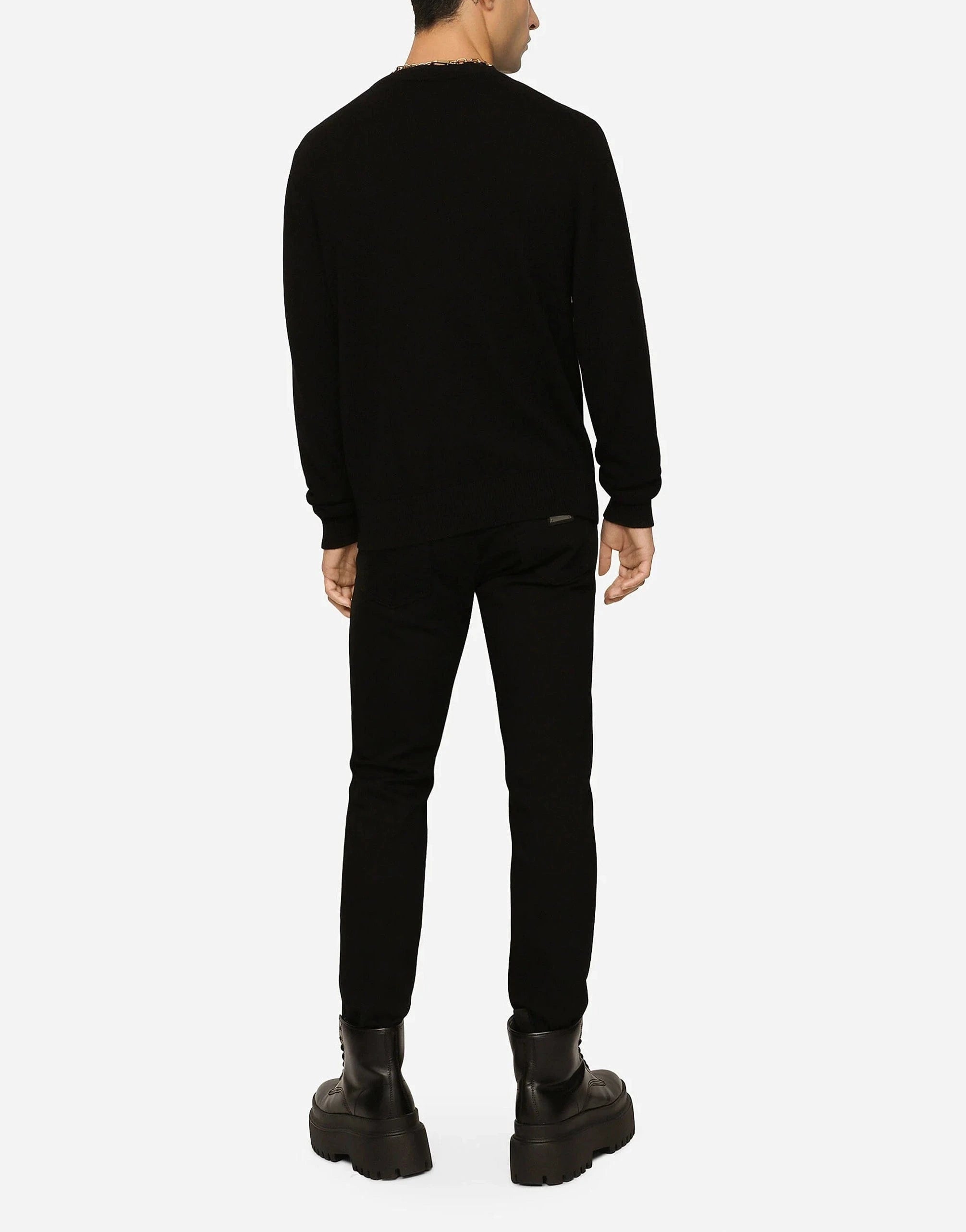 Dolce & Gabbana Slim-Fit Washed Stretch Jeans