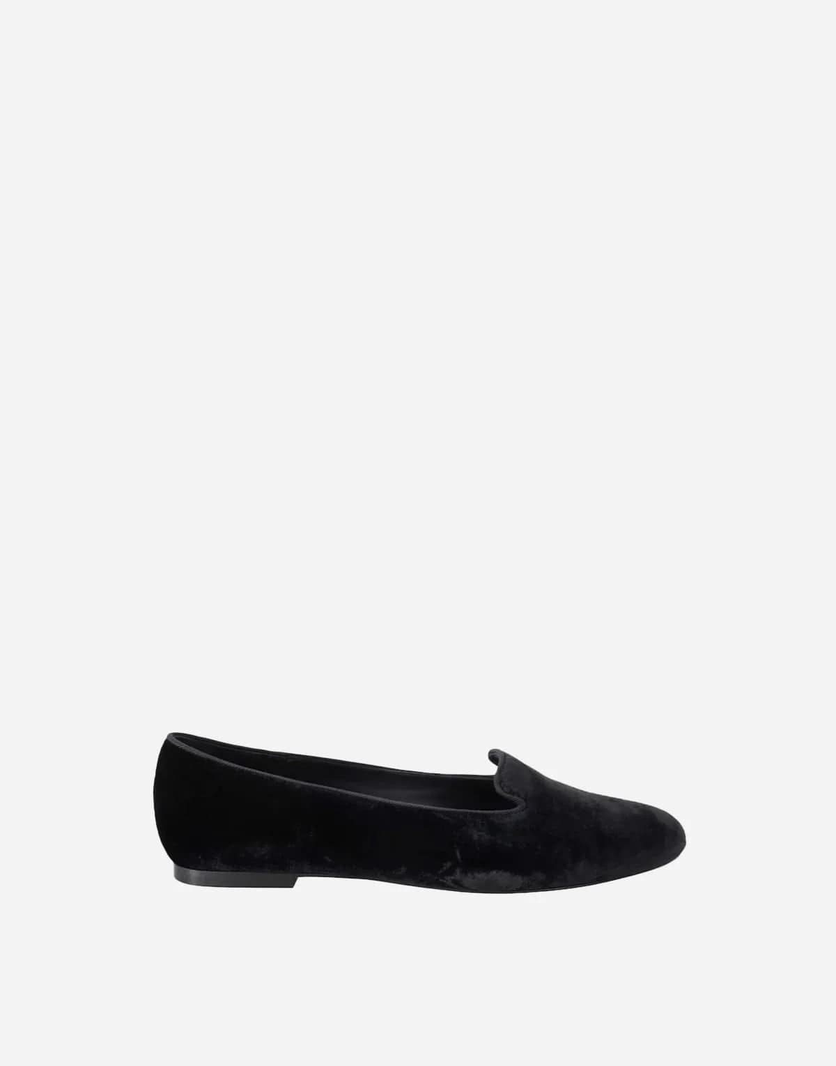 Dolce & Gabbana Slip On Velvet Loafers