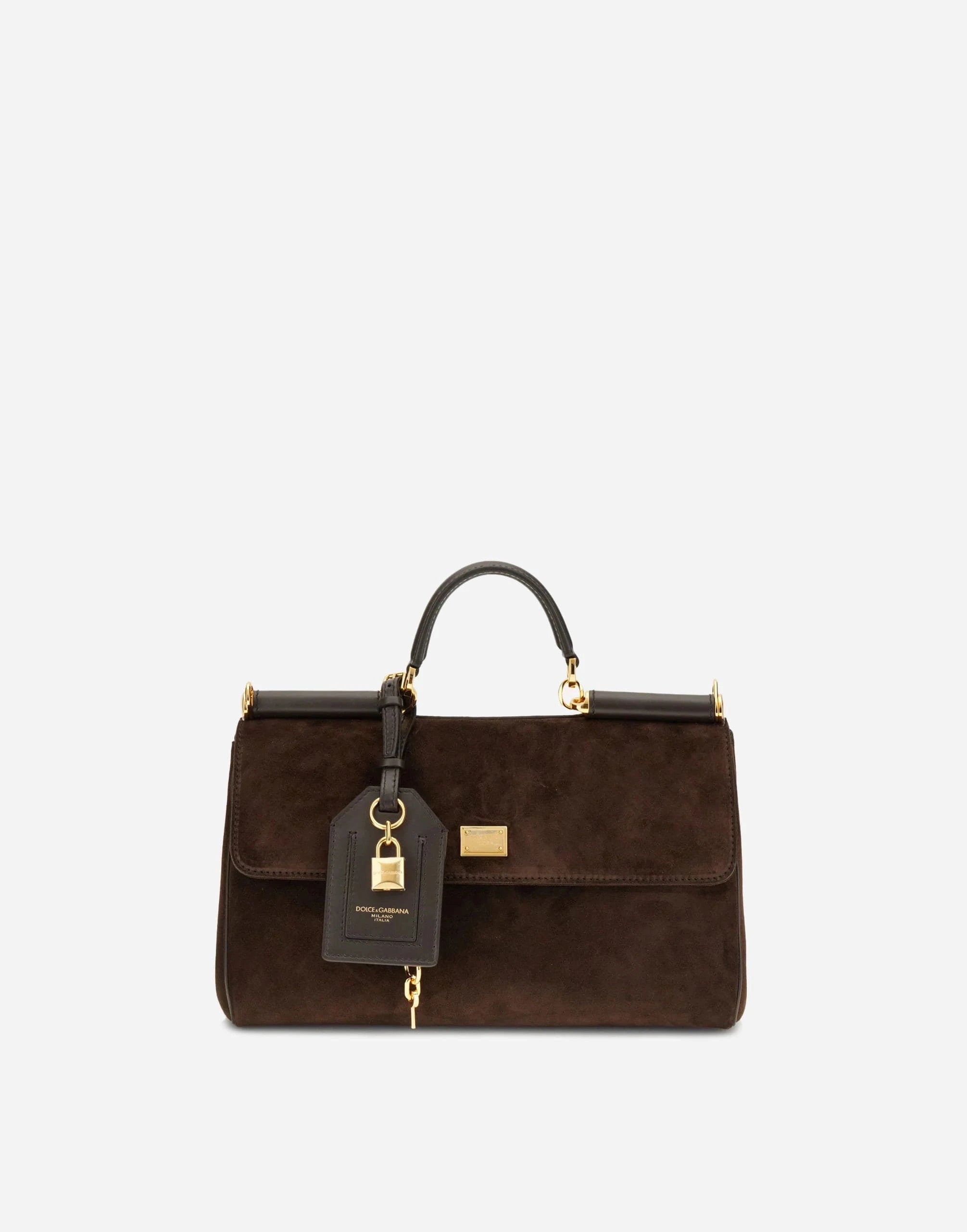 Dolce & Gabbana Small Sicily Suede Shoulder Bag | Sendegaro ES