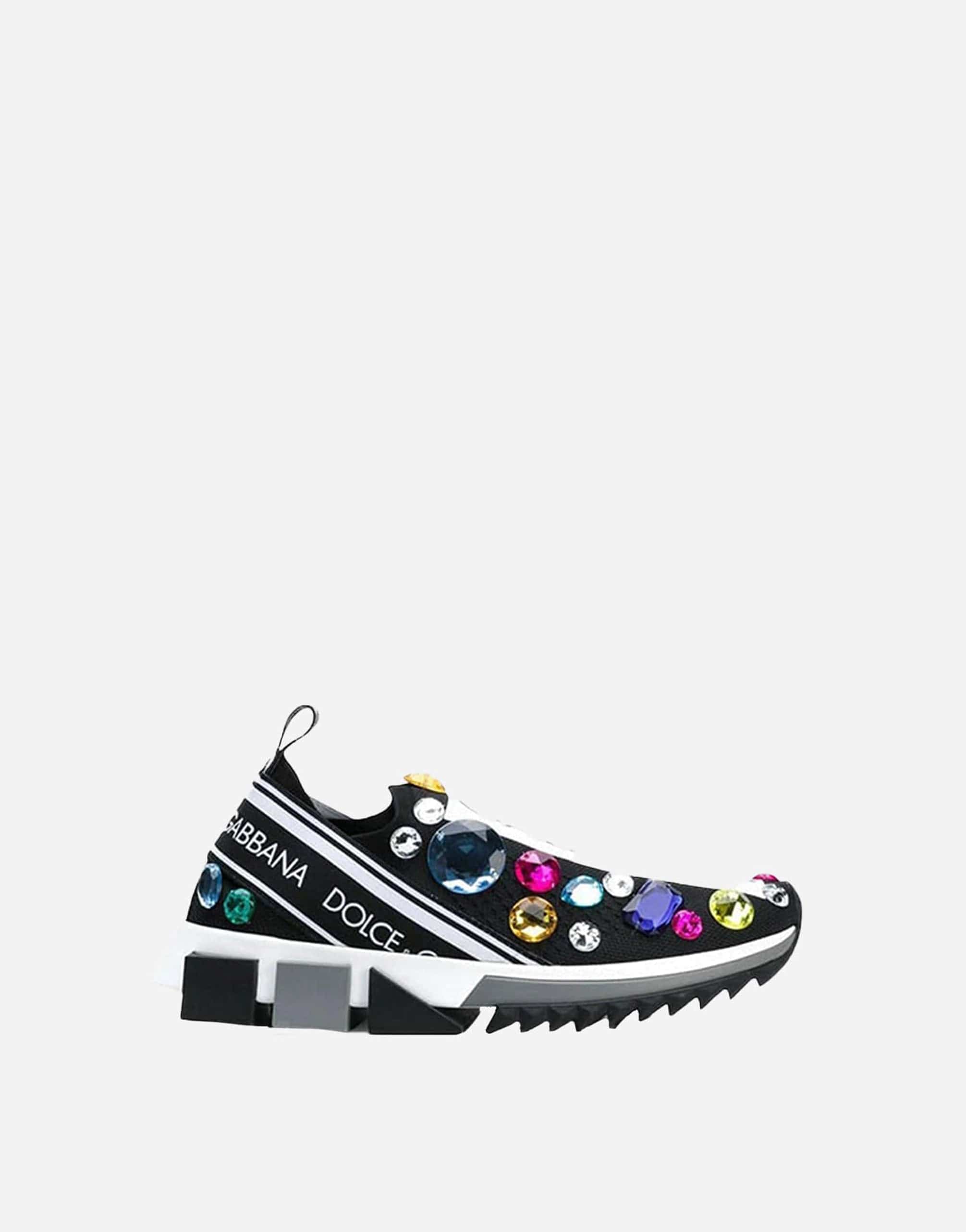 Dolce & Gabbana Sorrento Crystal-Embellished Sneakers