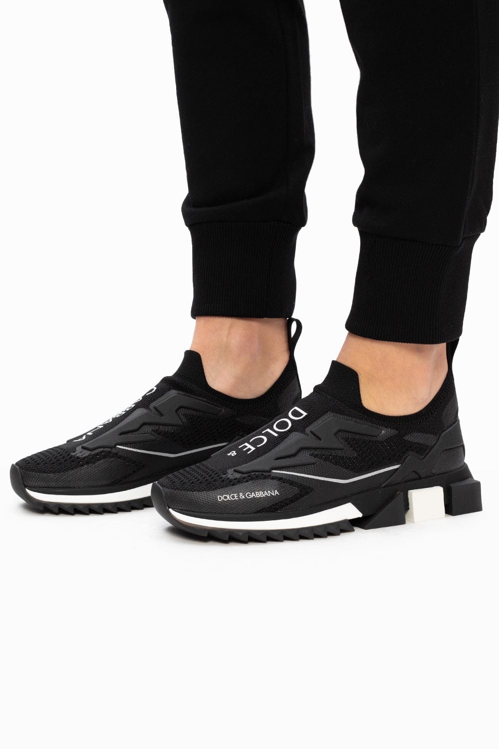 Dolce & Gabbana Sorrento Slip-On Logo Sneakers