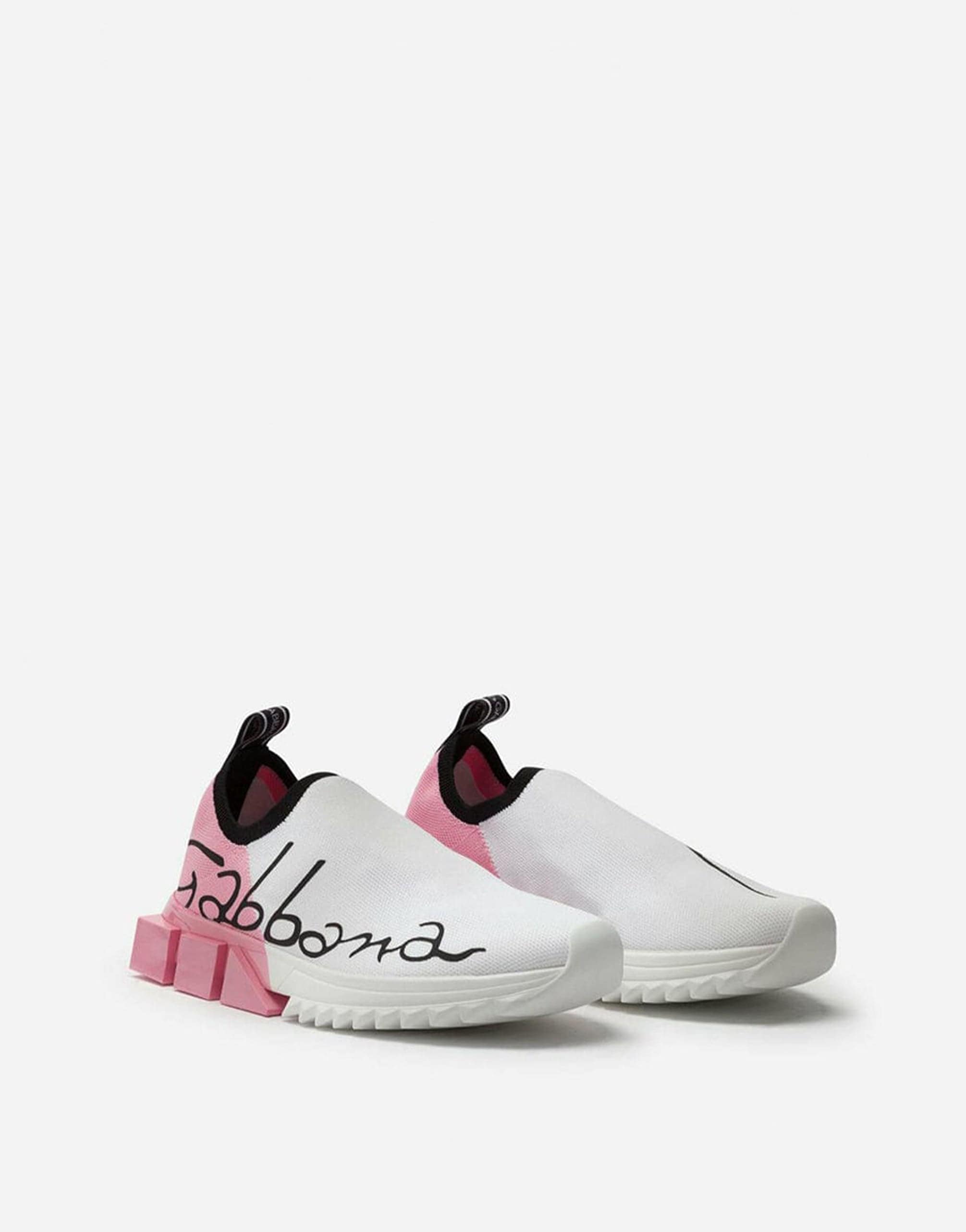 Dolce & Gabbana Sorrento Stretch Jersey Sneakers