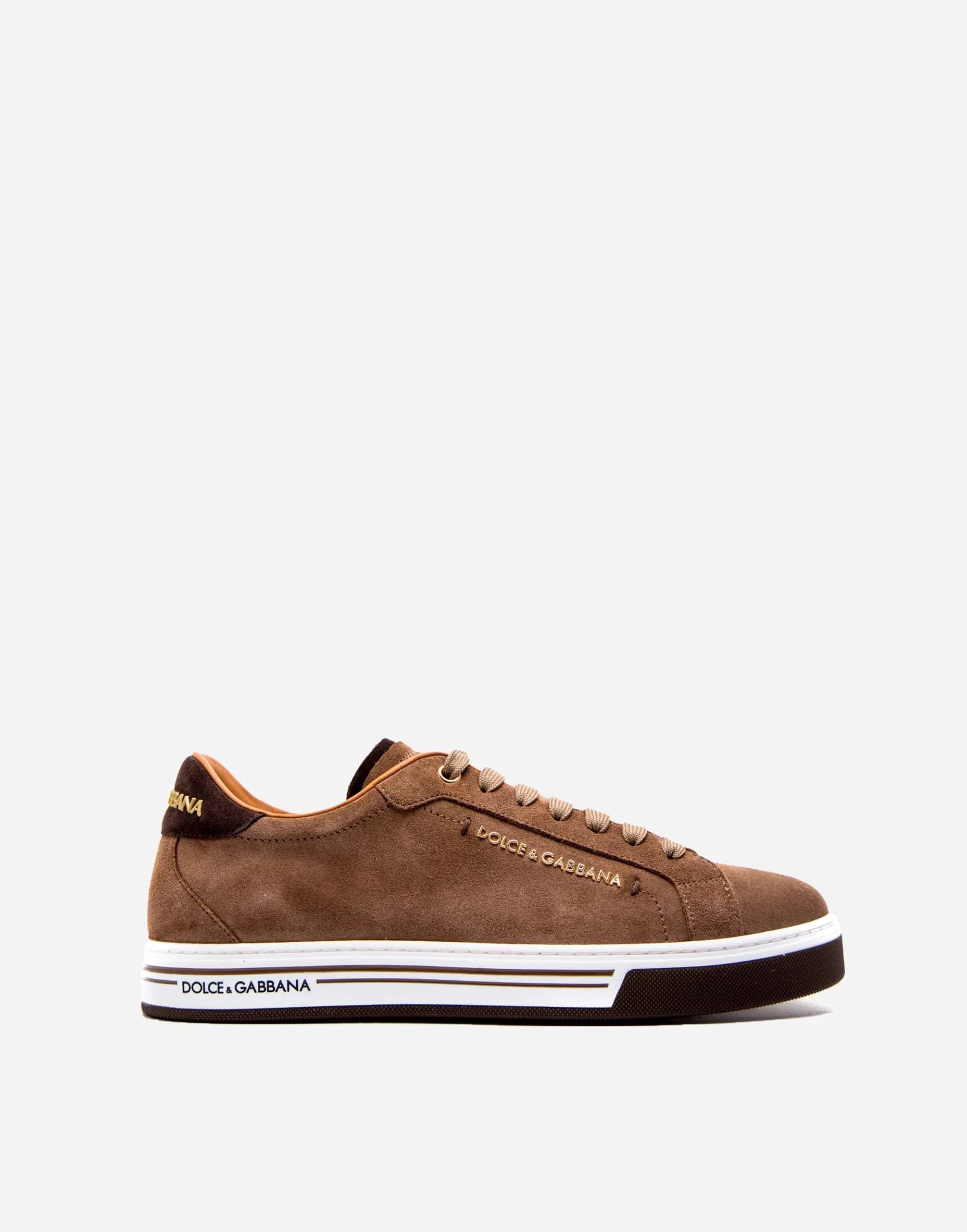 Dolce & Gabbana Split-Grain Leather Rome Sneakers