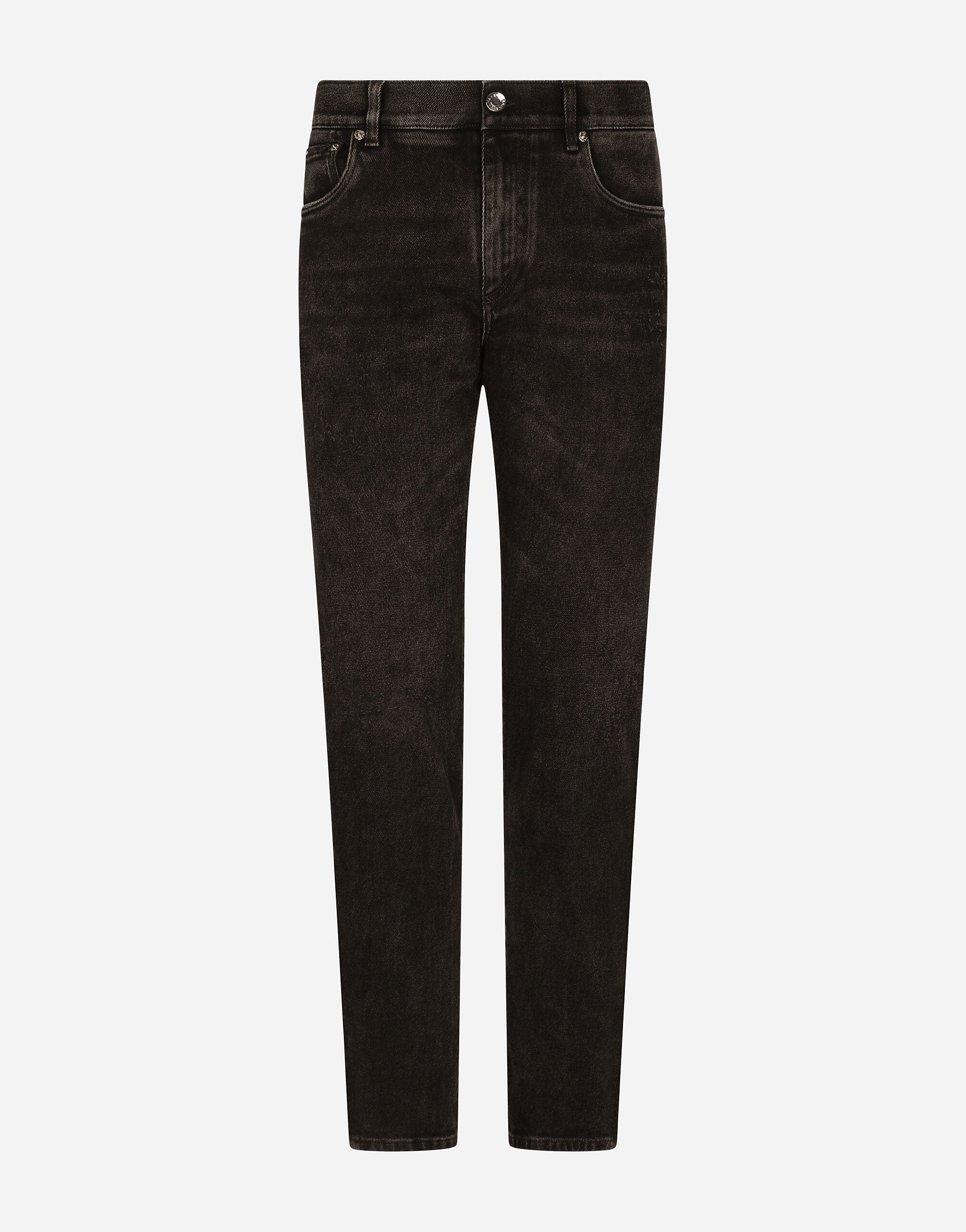 Dolce & Gabbana Spray-Paint DG Print Jeans