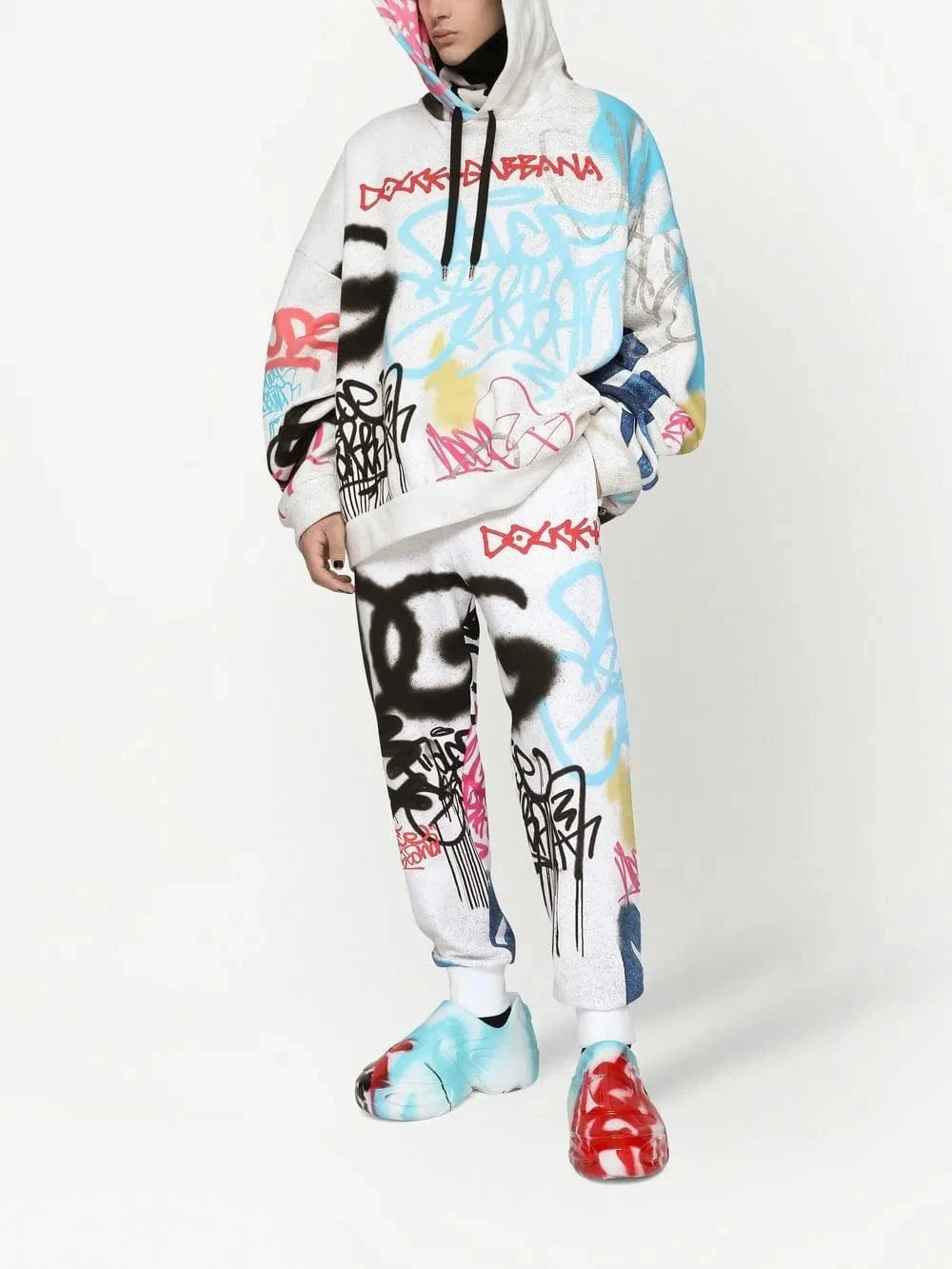 Dolce & Gabbana Spray-Paint Rubber Toy Sneakers