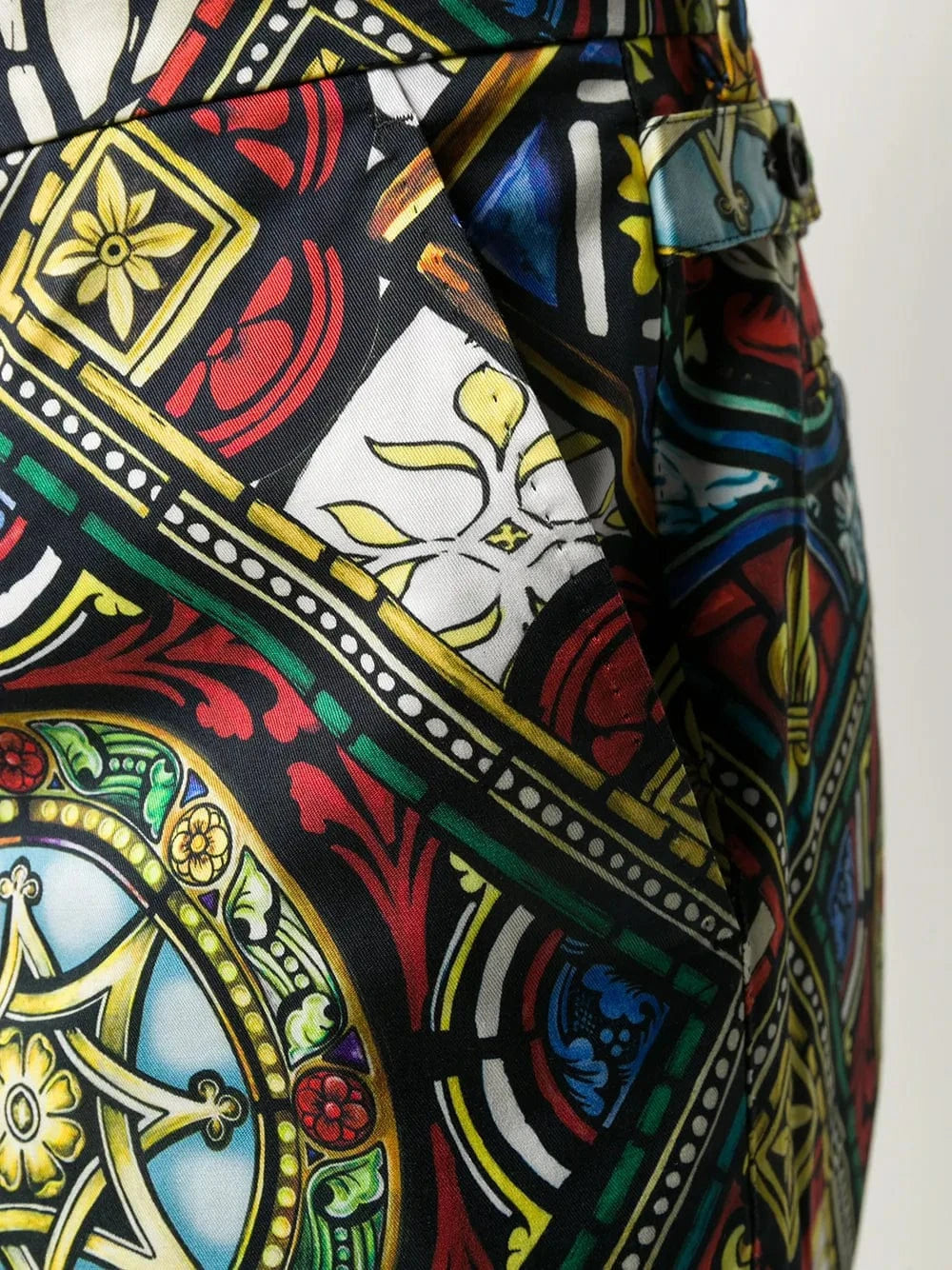 Dolce & Gabbana Stained Glass Window Style Print Trousers