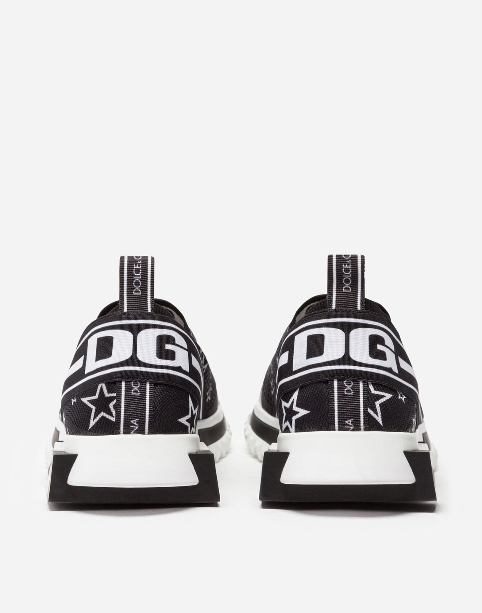 Dolce & Gabbana Star-Print Stretch Sorrento Sneakers