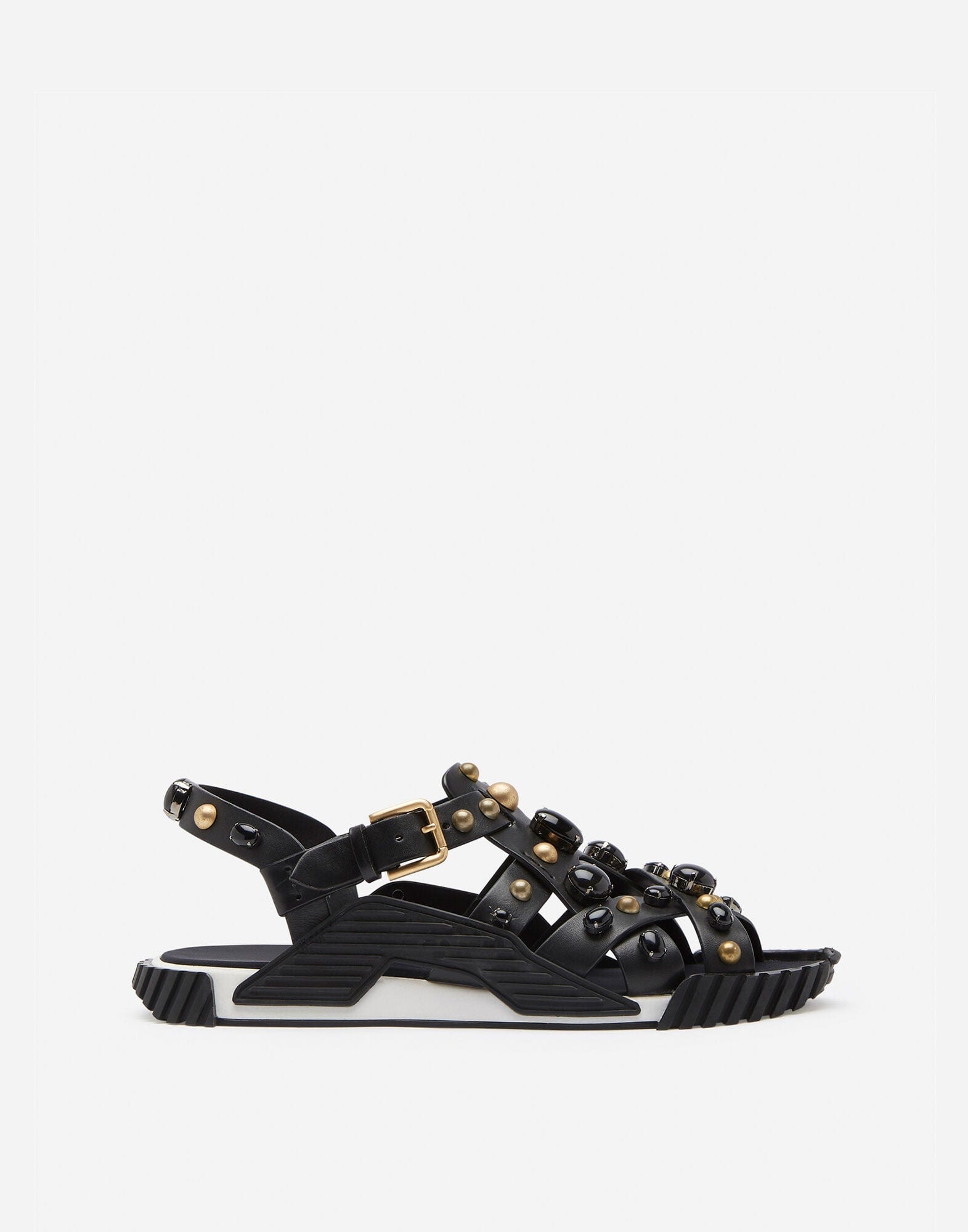 Dolce & Gabbana Stone Embroidery NS1 Sandals