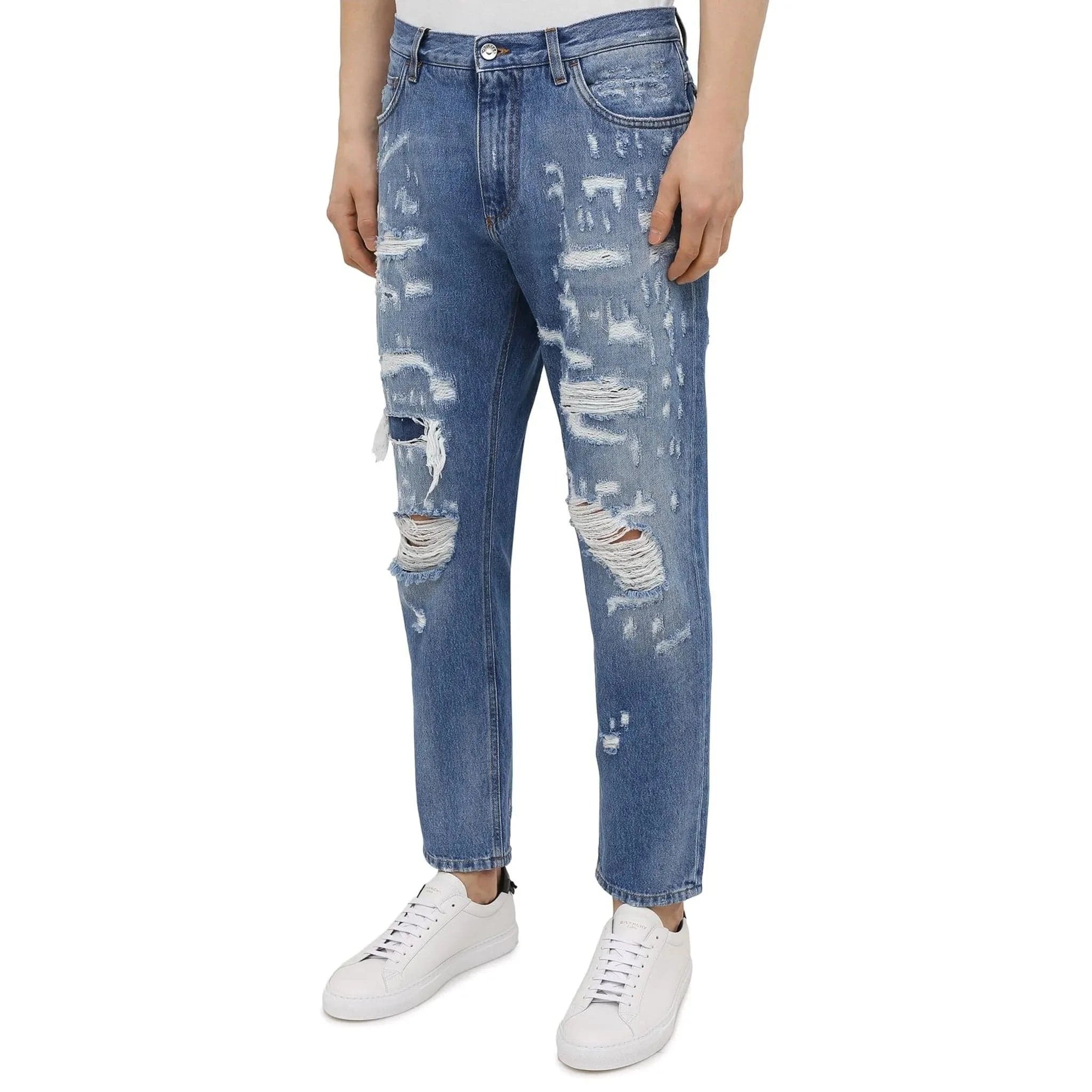 Dolce & Gabbana Straight-Leg Cotton Jeans