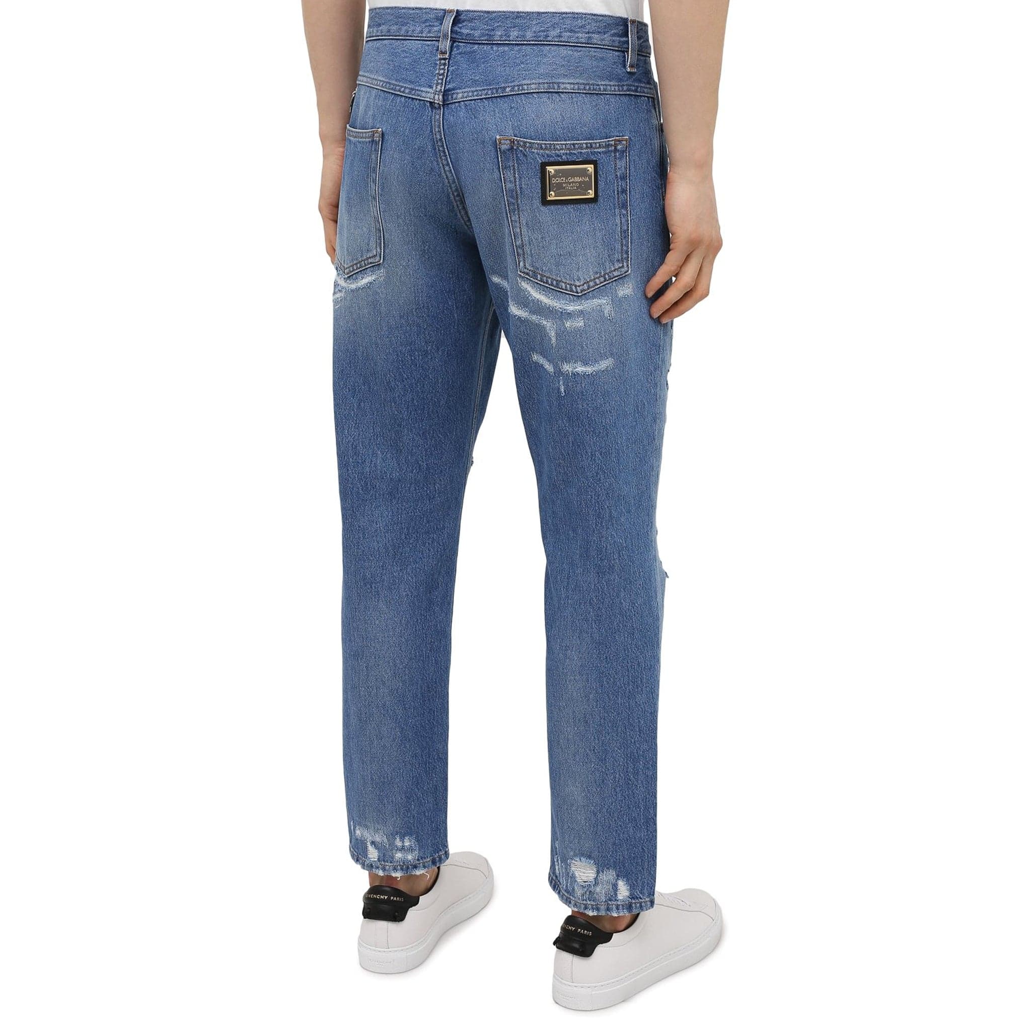 Dolce & Gabbana Straight-Leg Cotton Jeans