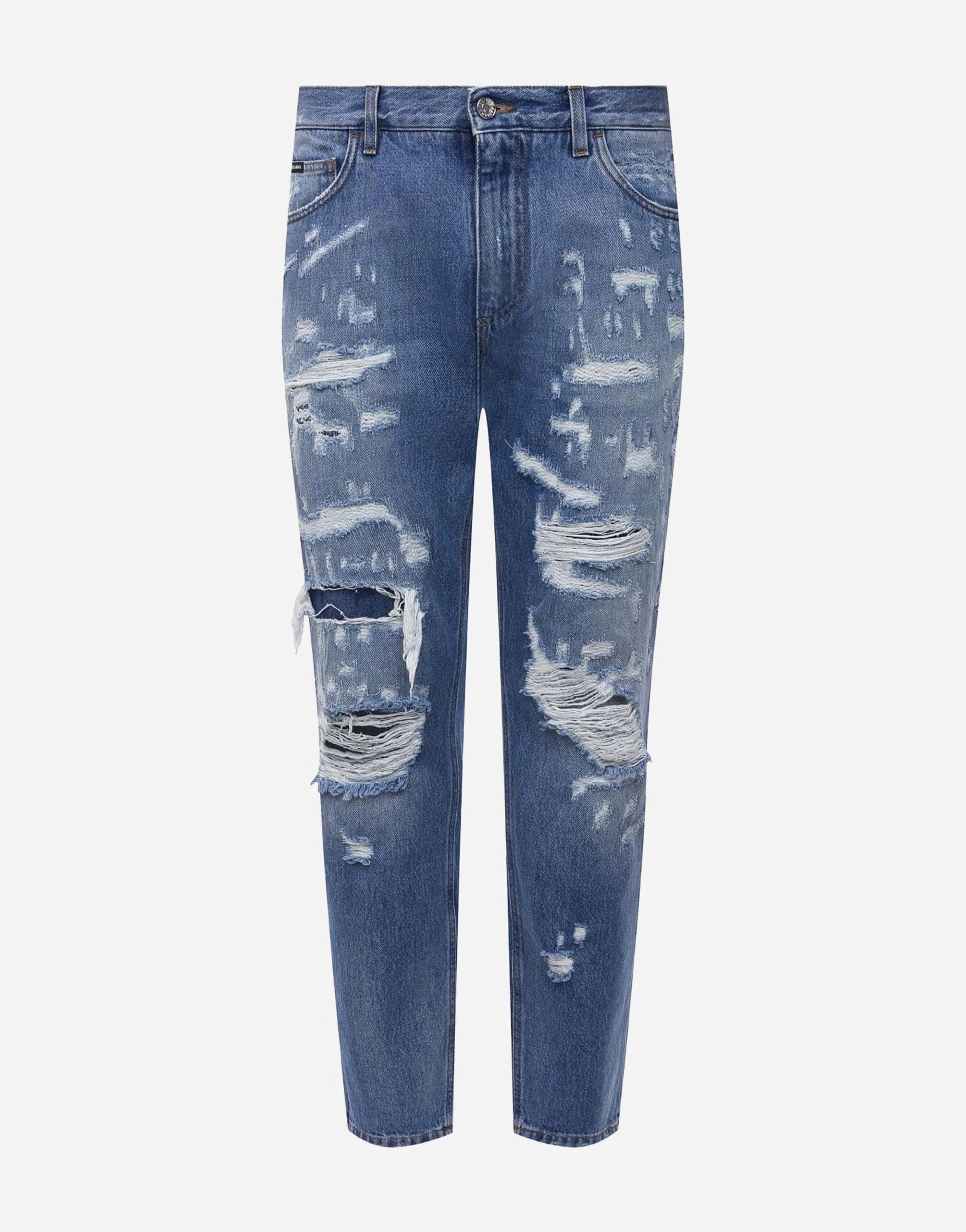 Dolce & Gabbana Straight-Leg Cotton Jeans