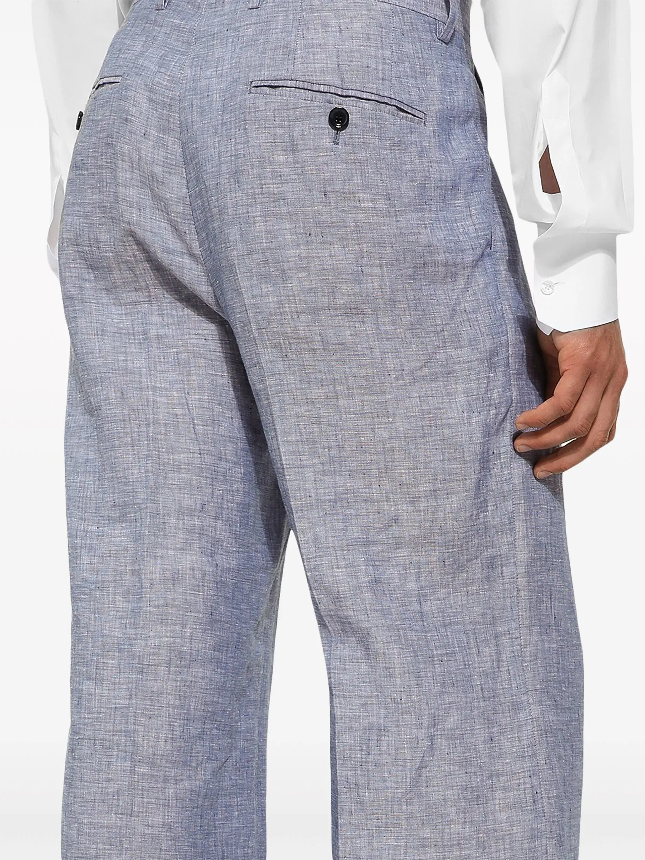 Dolce & Gabbana Dolce & Gabbana Straight-Leg Linen Trousers