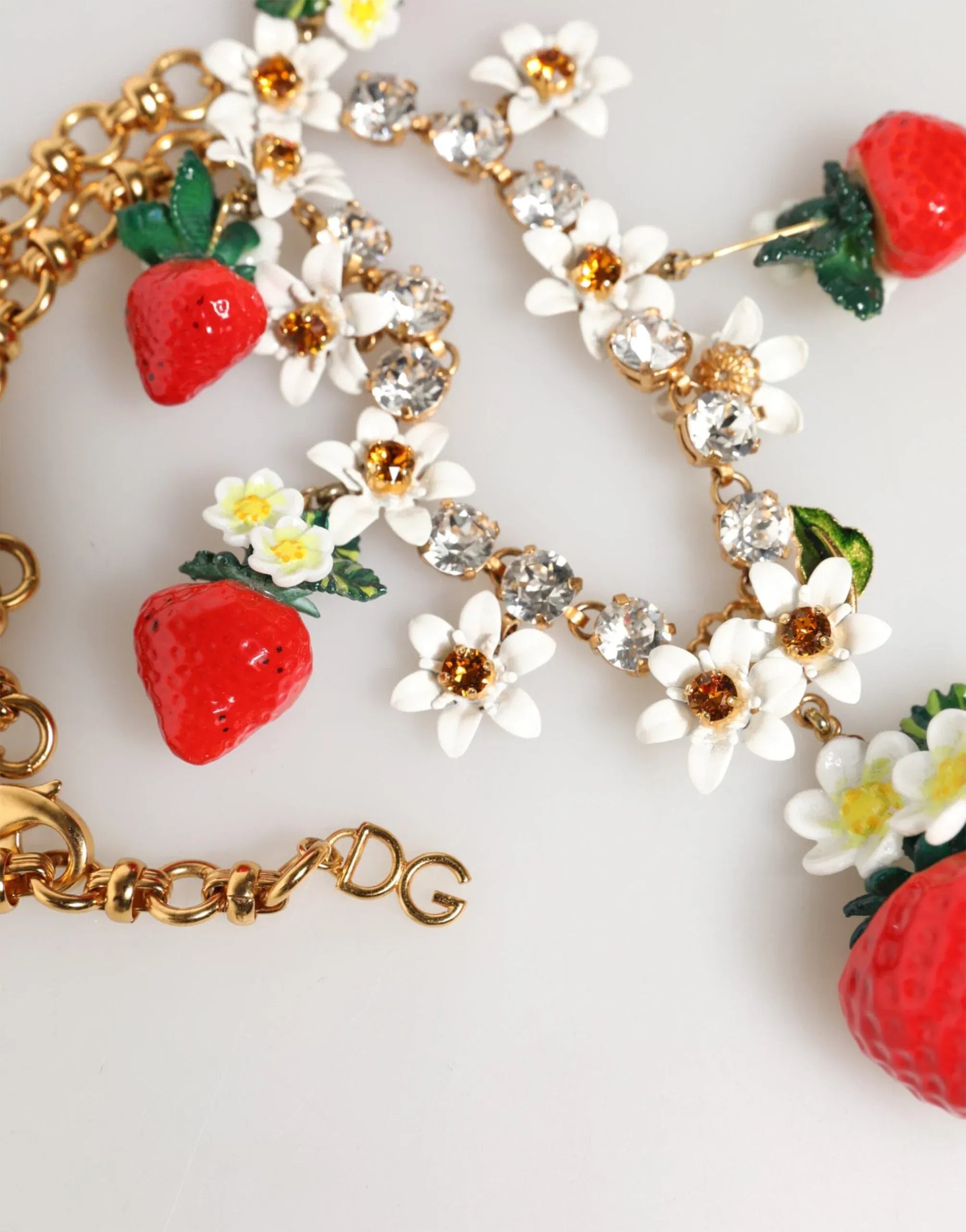 Dolce & Gabbana Strawberry Charm Necklace