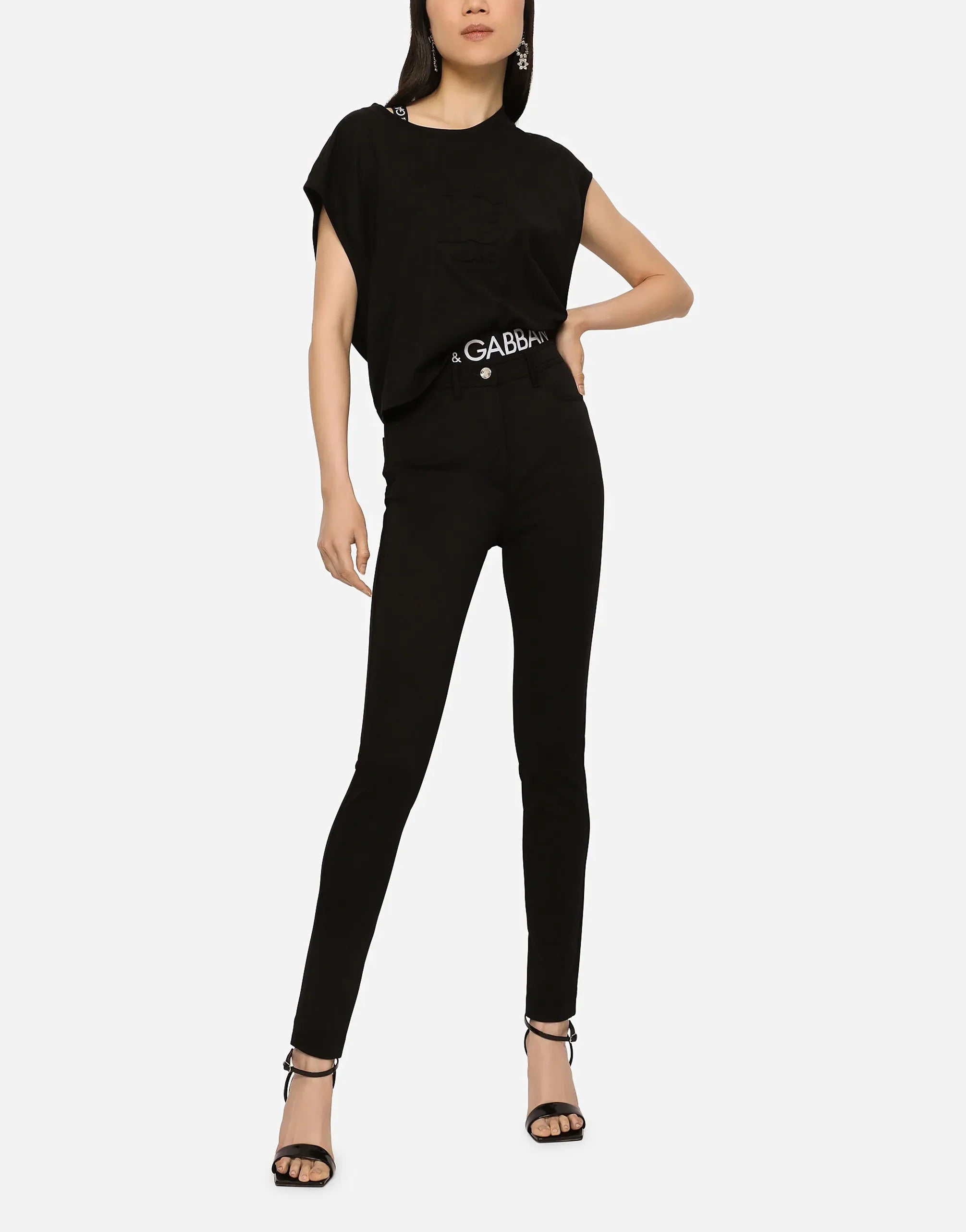 Dolce & Gabbana Stretch Cavalry Twill Leggings