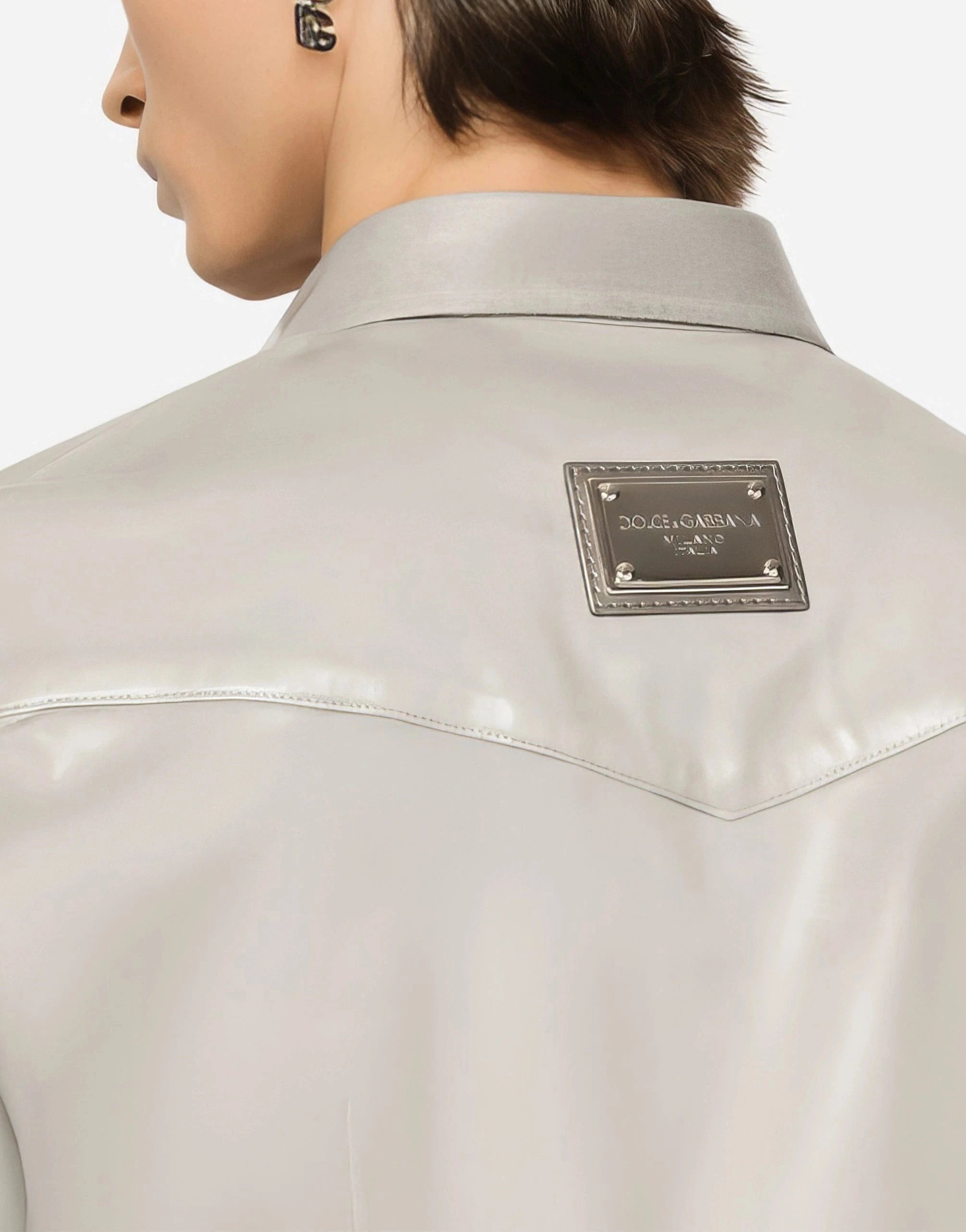 Dolce & Gabbana Stretch Denim Shirt