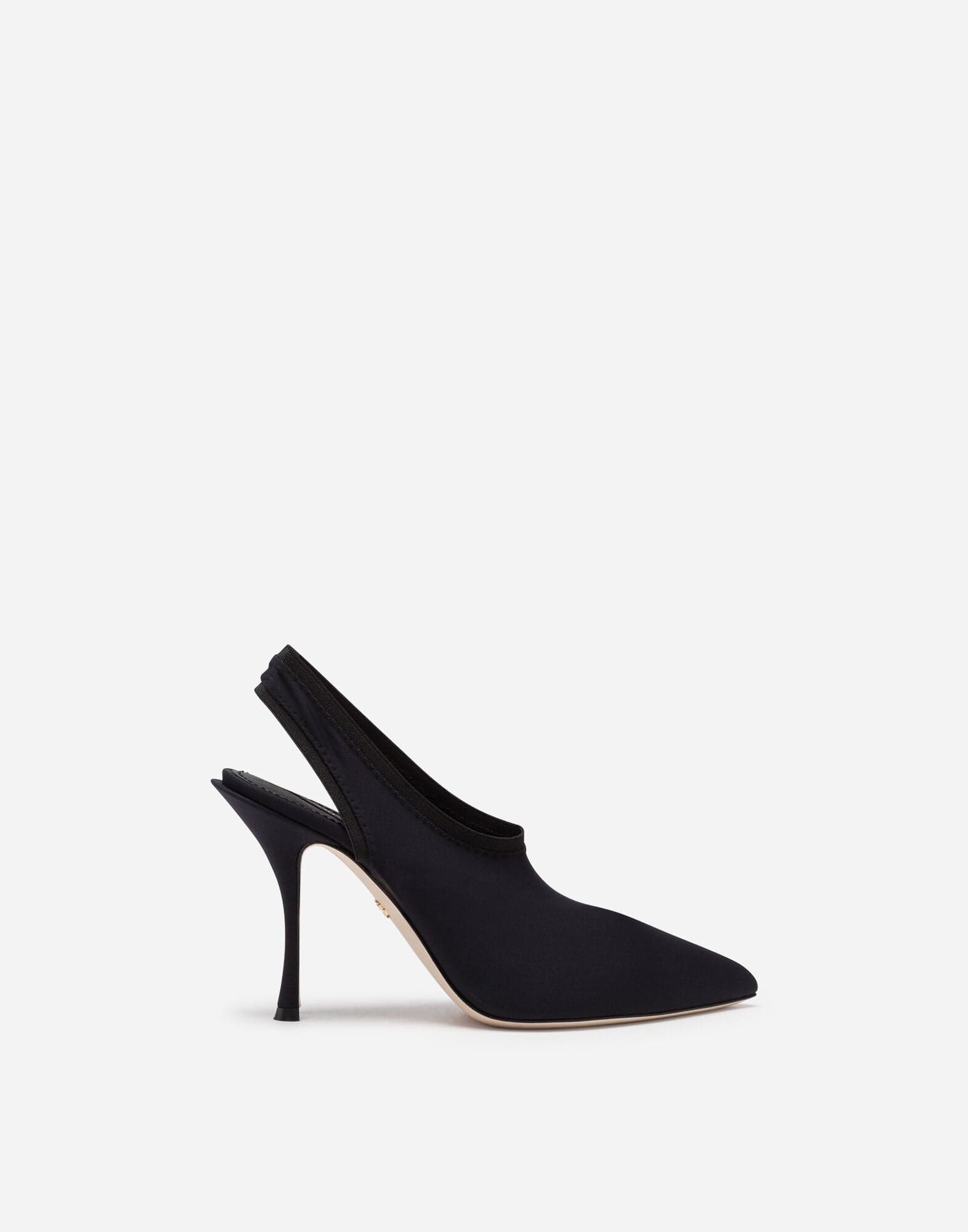 Dolce & Gabbana Stretch Jersey Slingbacks