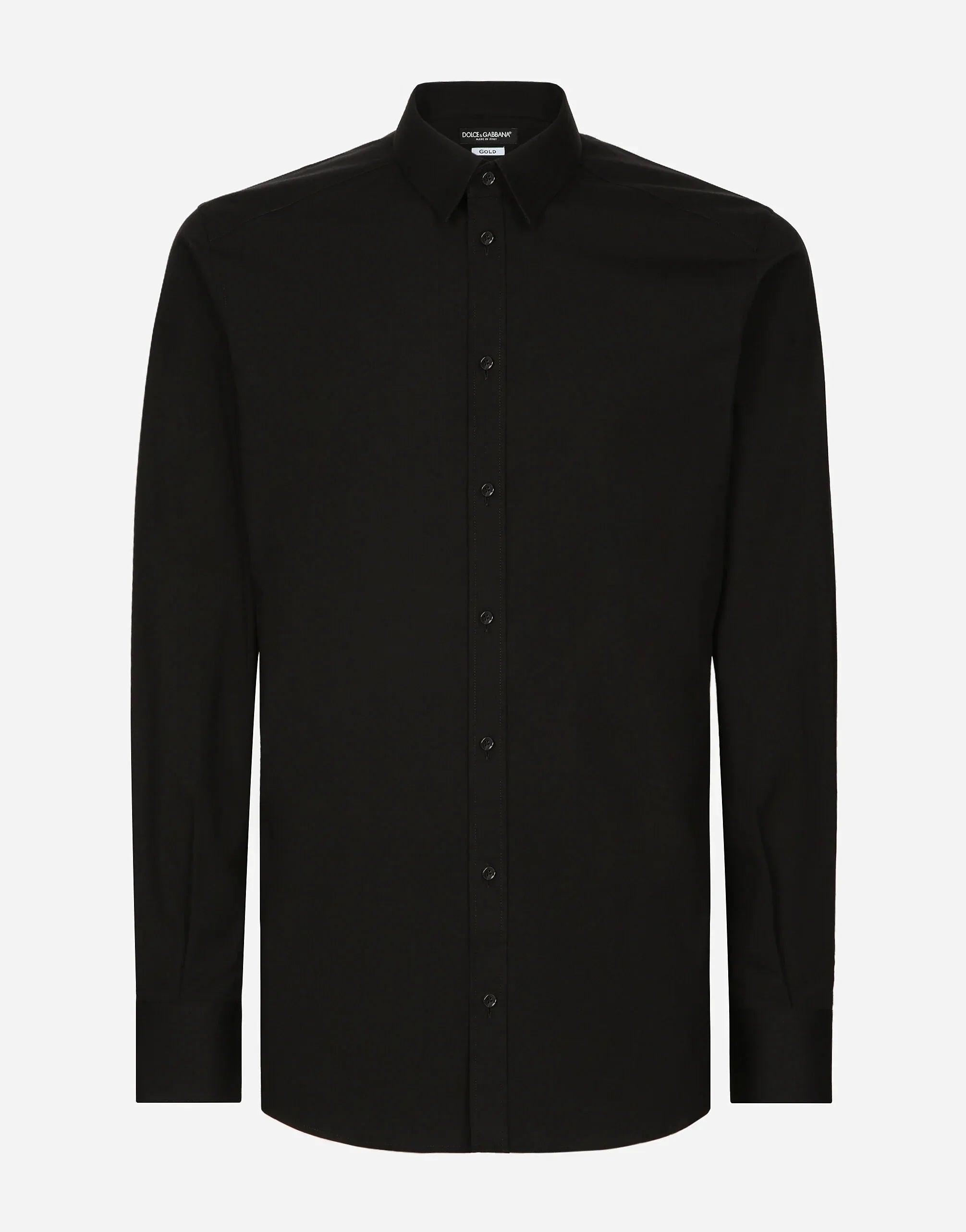 Dolce & Gabbana Dolce & Gabbana Stretch Poplin Gold-Fit Shirt