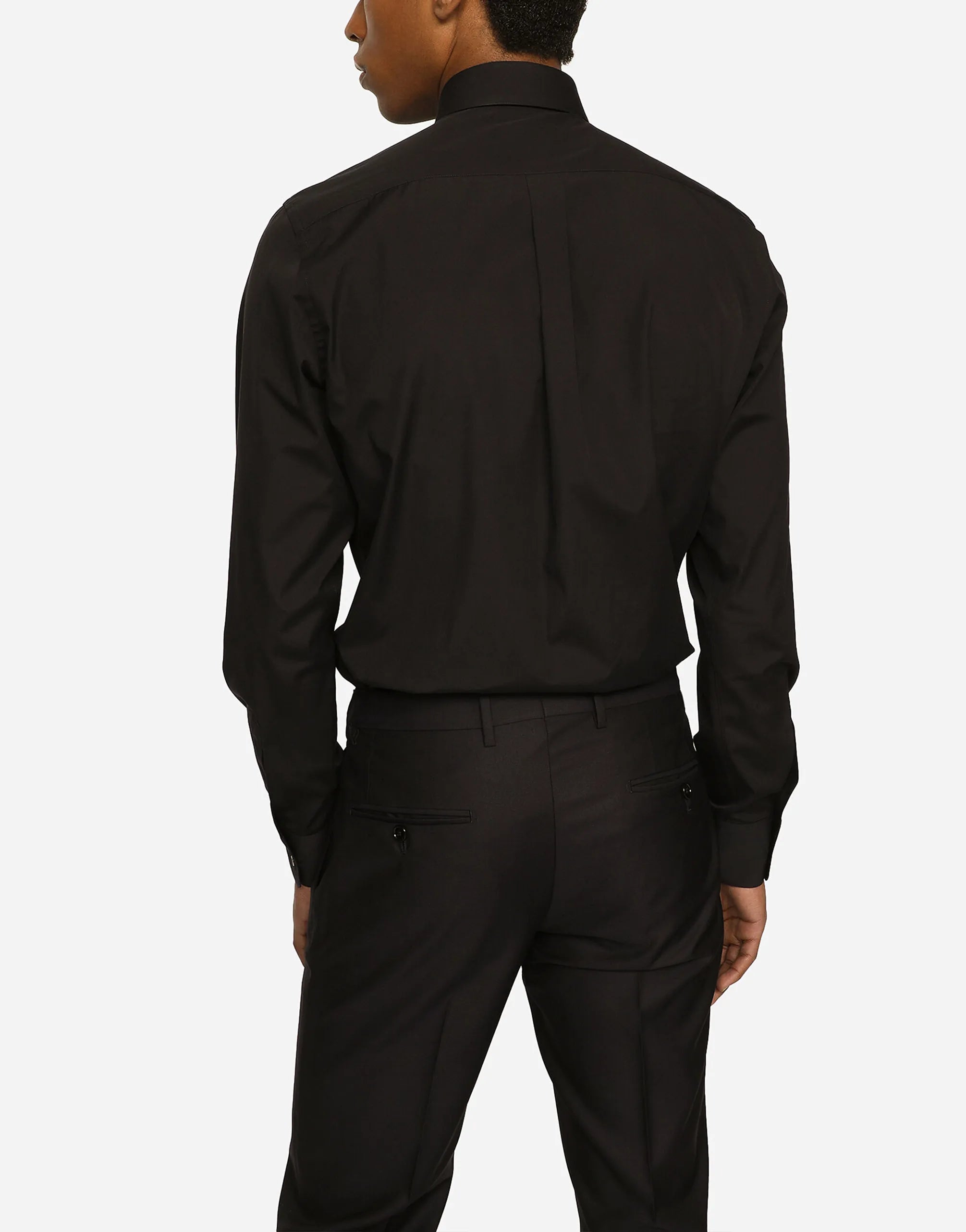 Dolce & Gabbana Dolce & Gabbana Stretch Poplin Gold-Fit Shirt