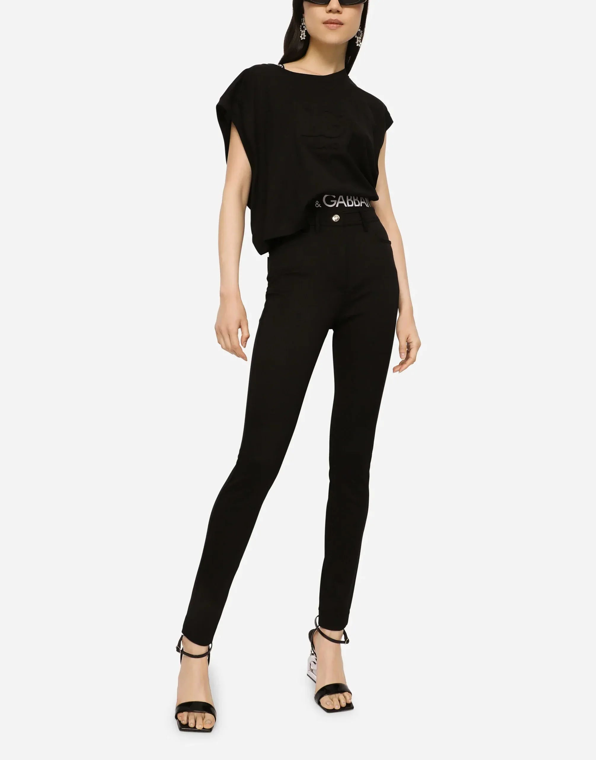 Dolce & Gabbana Stretch Twill Leggings