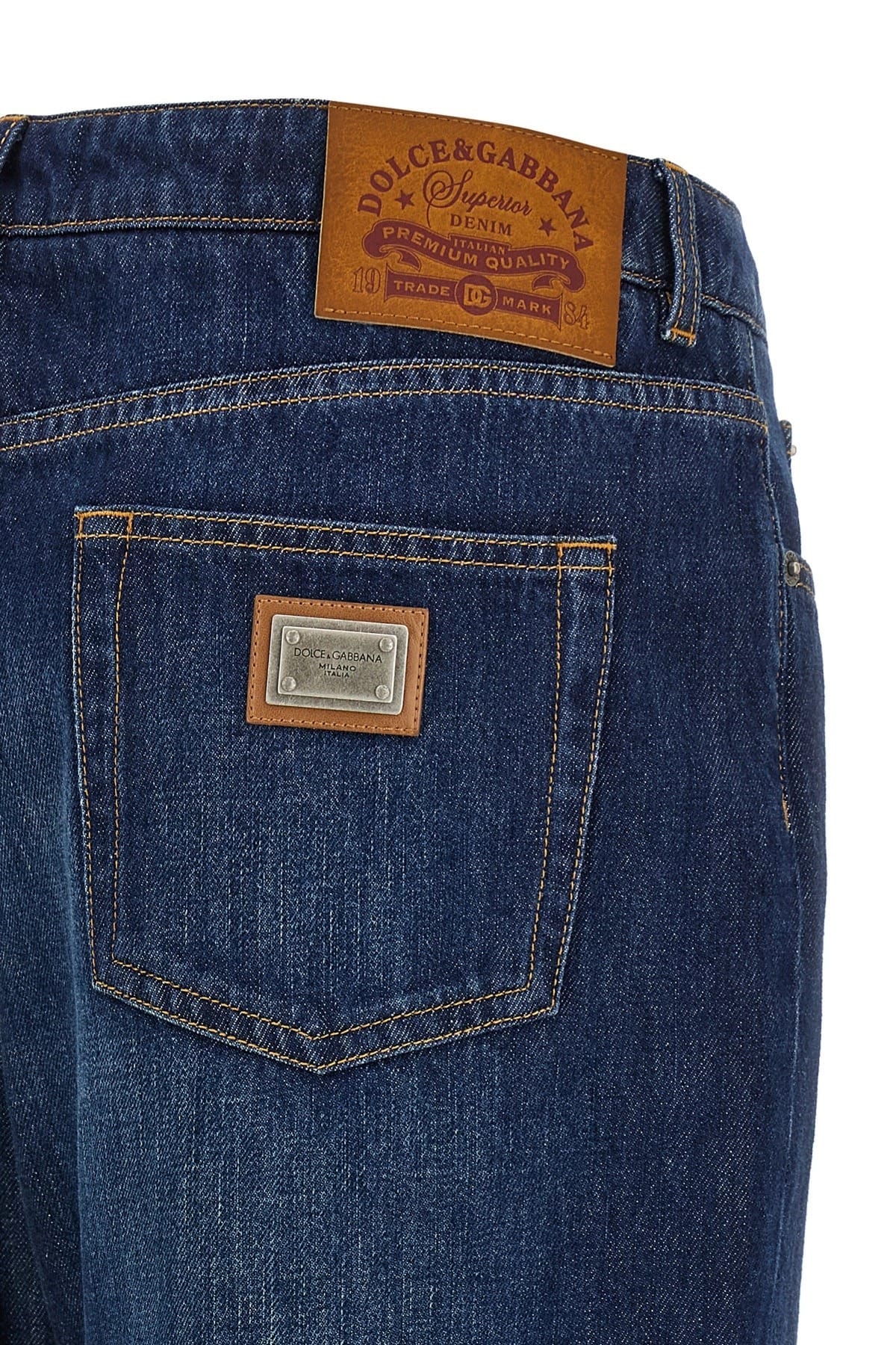 Dolce & Gabbana Dolce & Gabbana Stretched Trompe L'Oeil Jeans