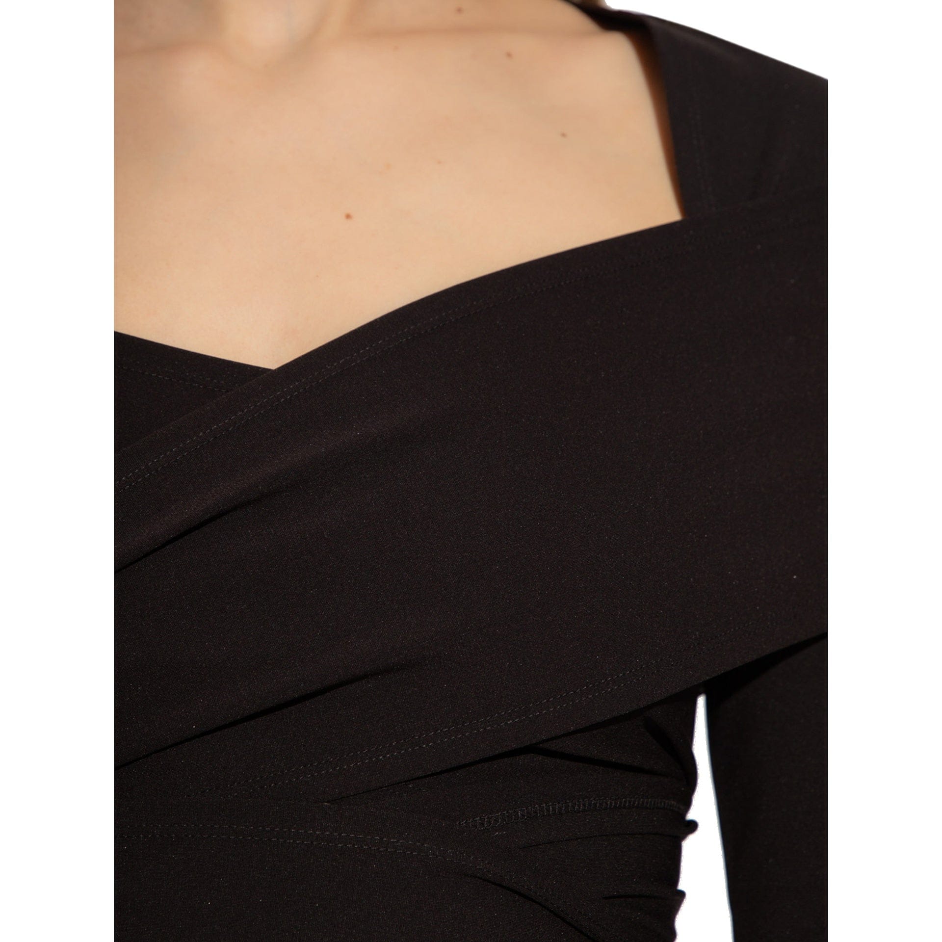 Dolce & Gabbana Stretchy Long Sleeve Lace-Up Top