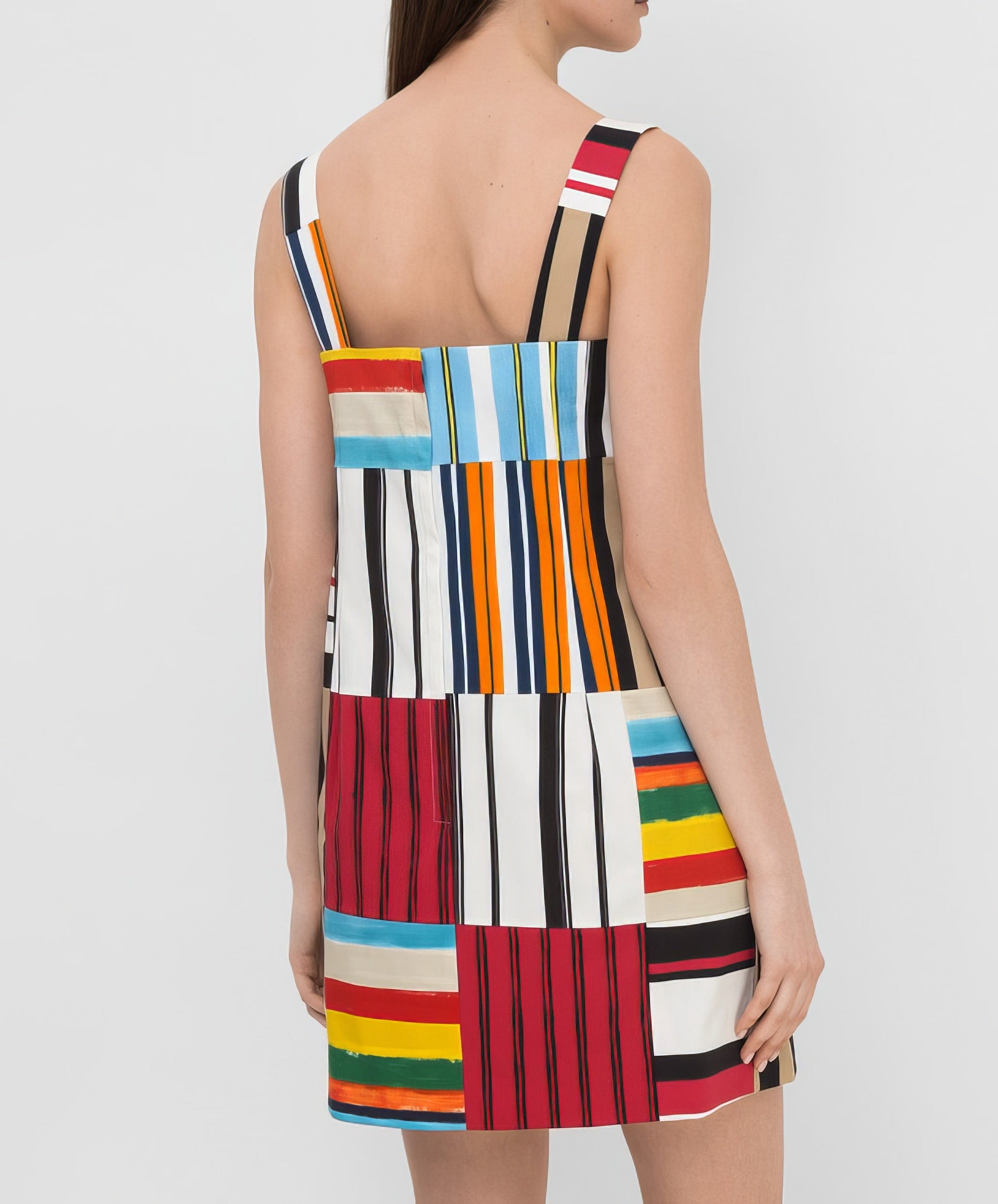 Dolce & Gabbana Stripe-Detail Mini Dress