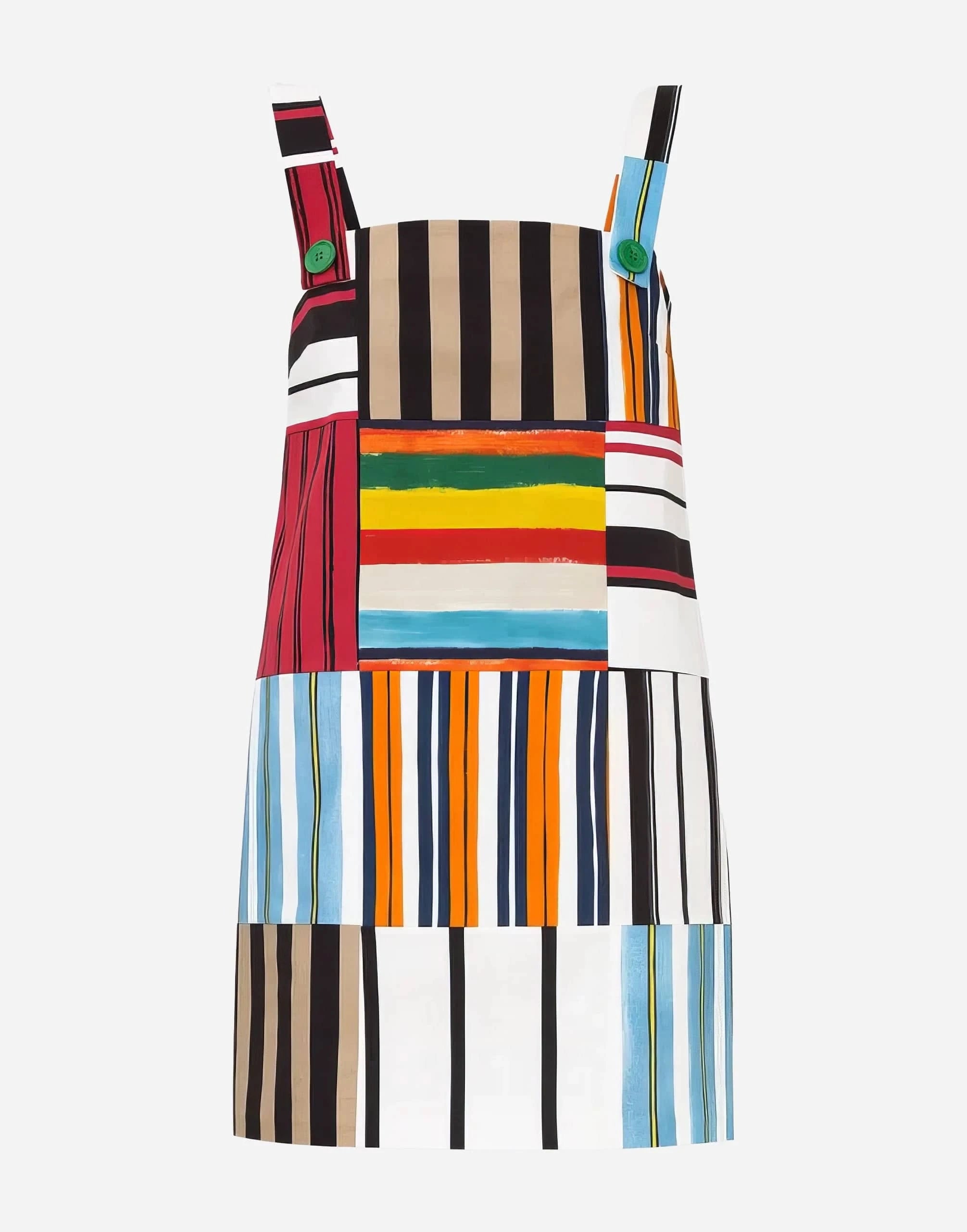Dolce & Gabbana Stripe-Detail Mini Dress