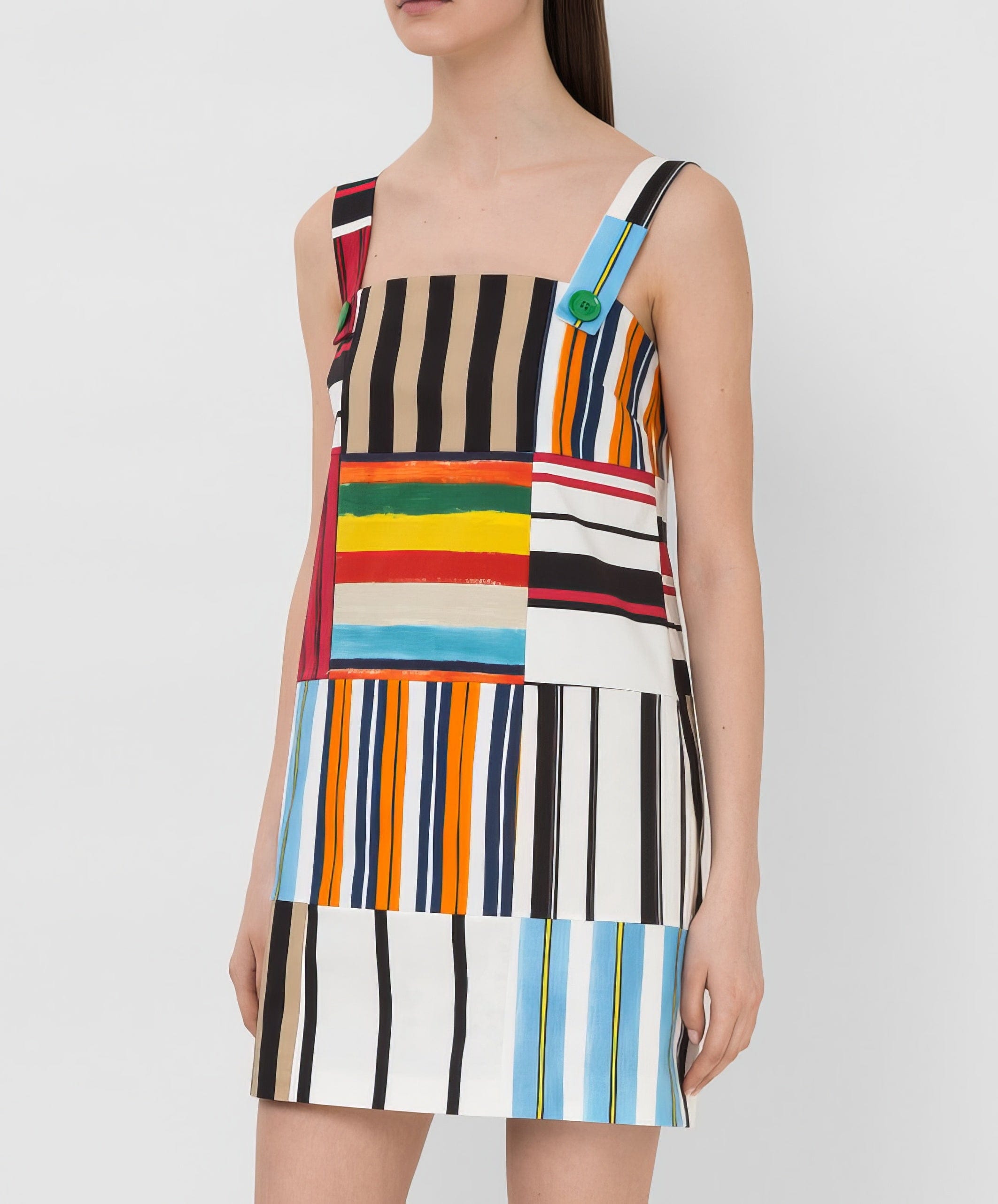 Dolce & Gabbana Stripe-Detail Mini Dress