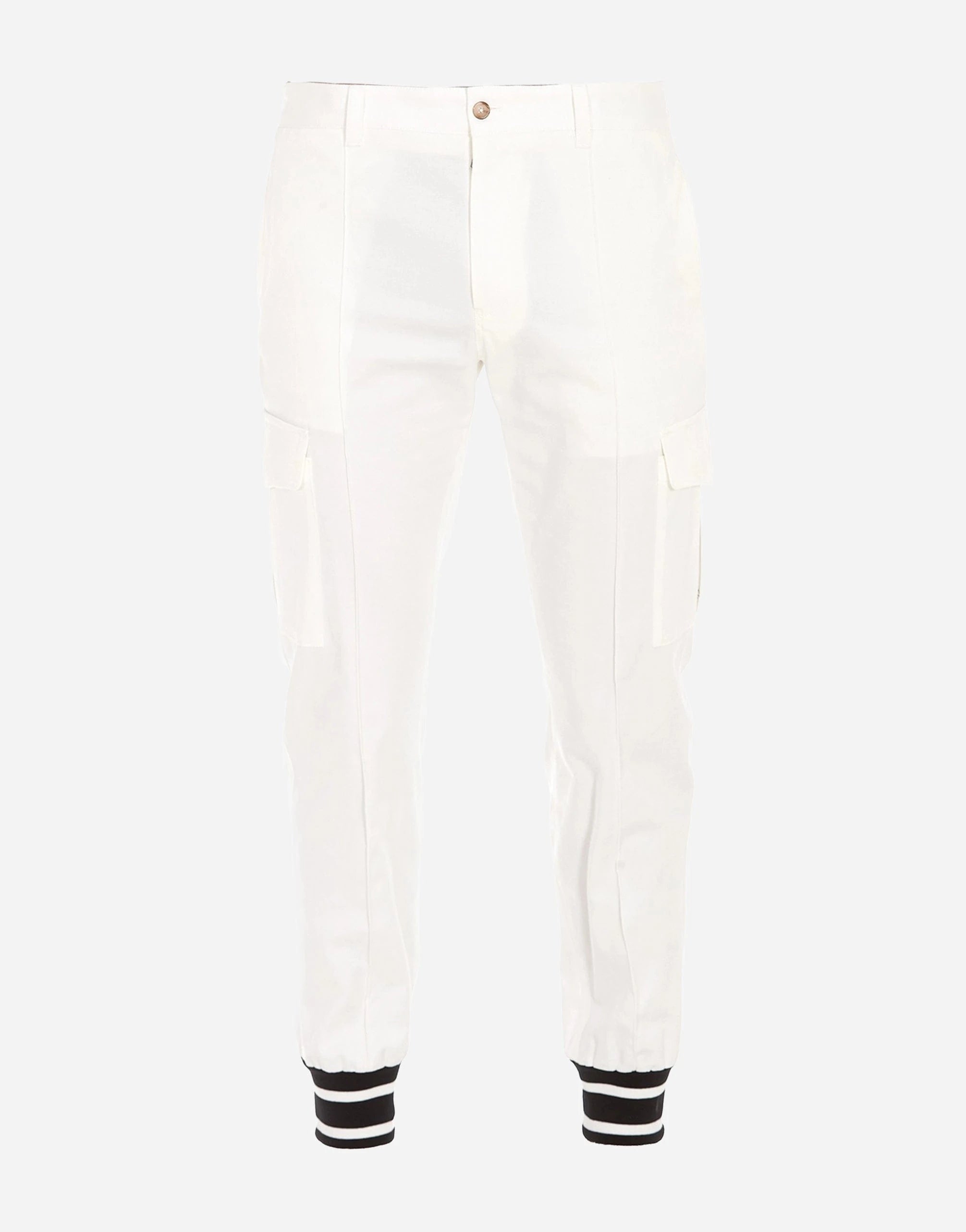 Dolce & Gabbana Striped Bottom Cargo Track Pants