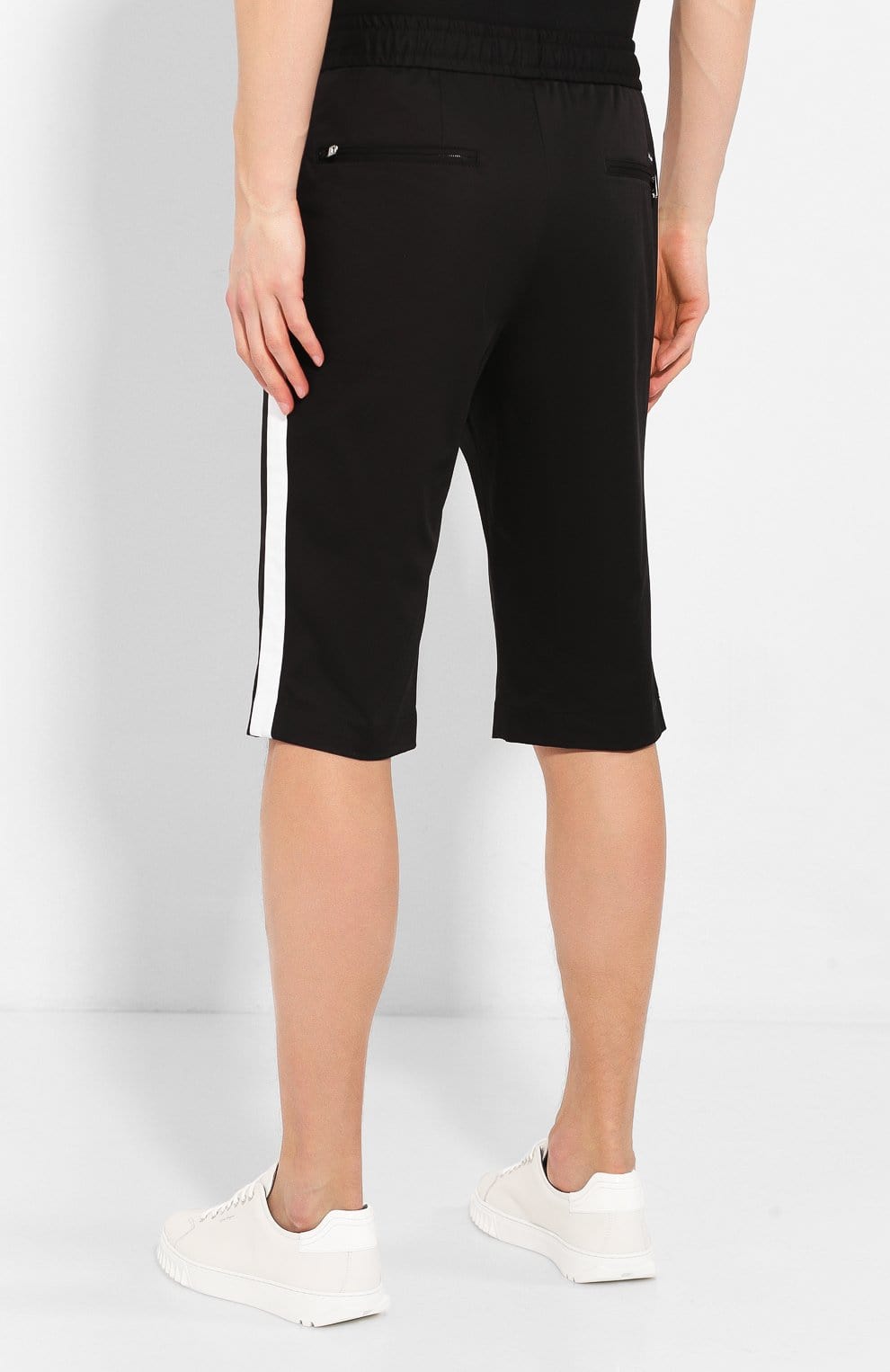 Dolce & Gabbana Striped Cotton Bermuda Shorts