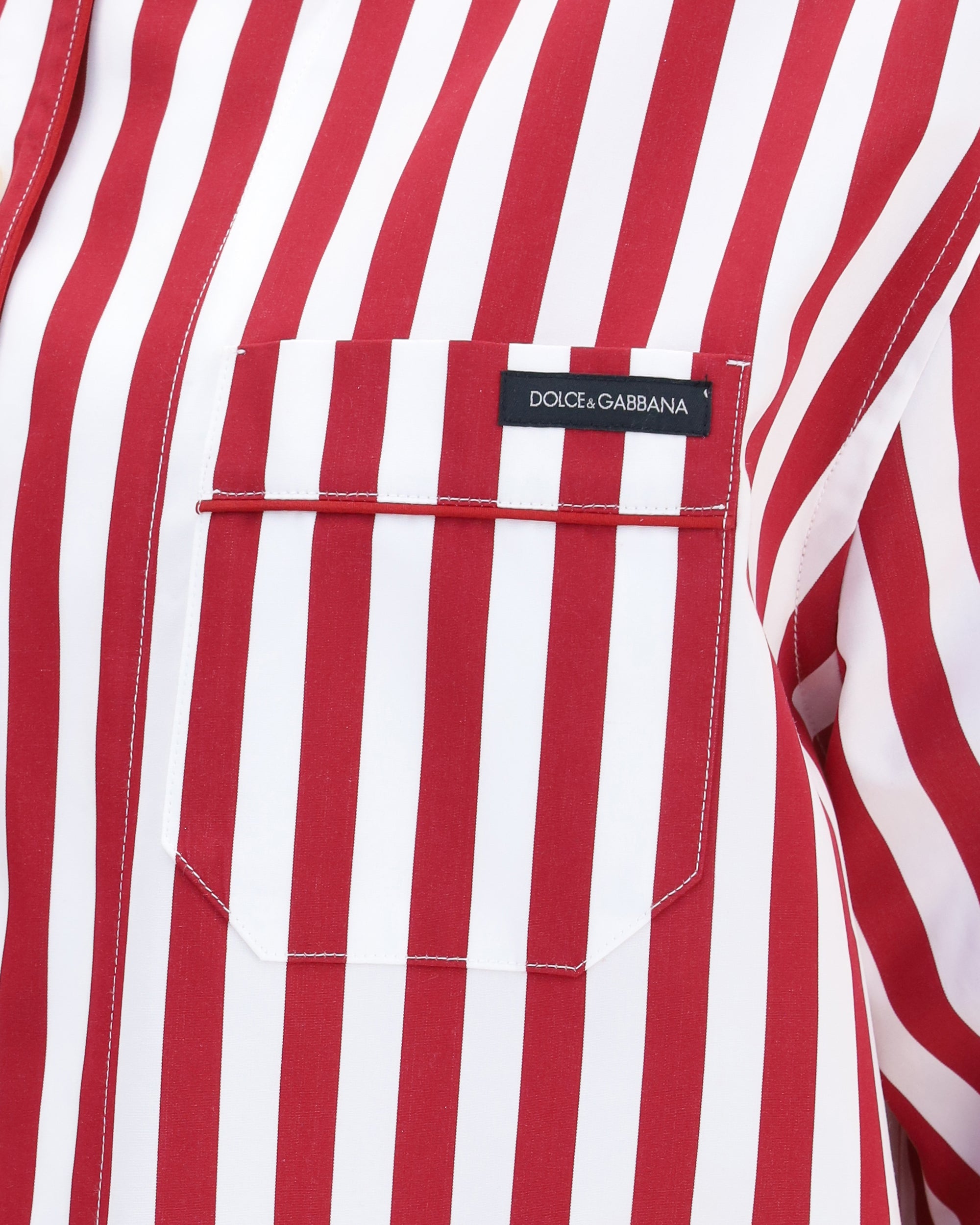 Camicia in cotone a righe Dolce & Gabbana