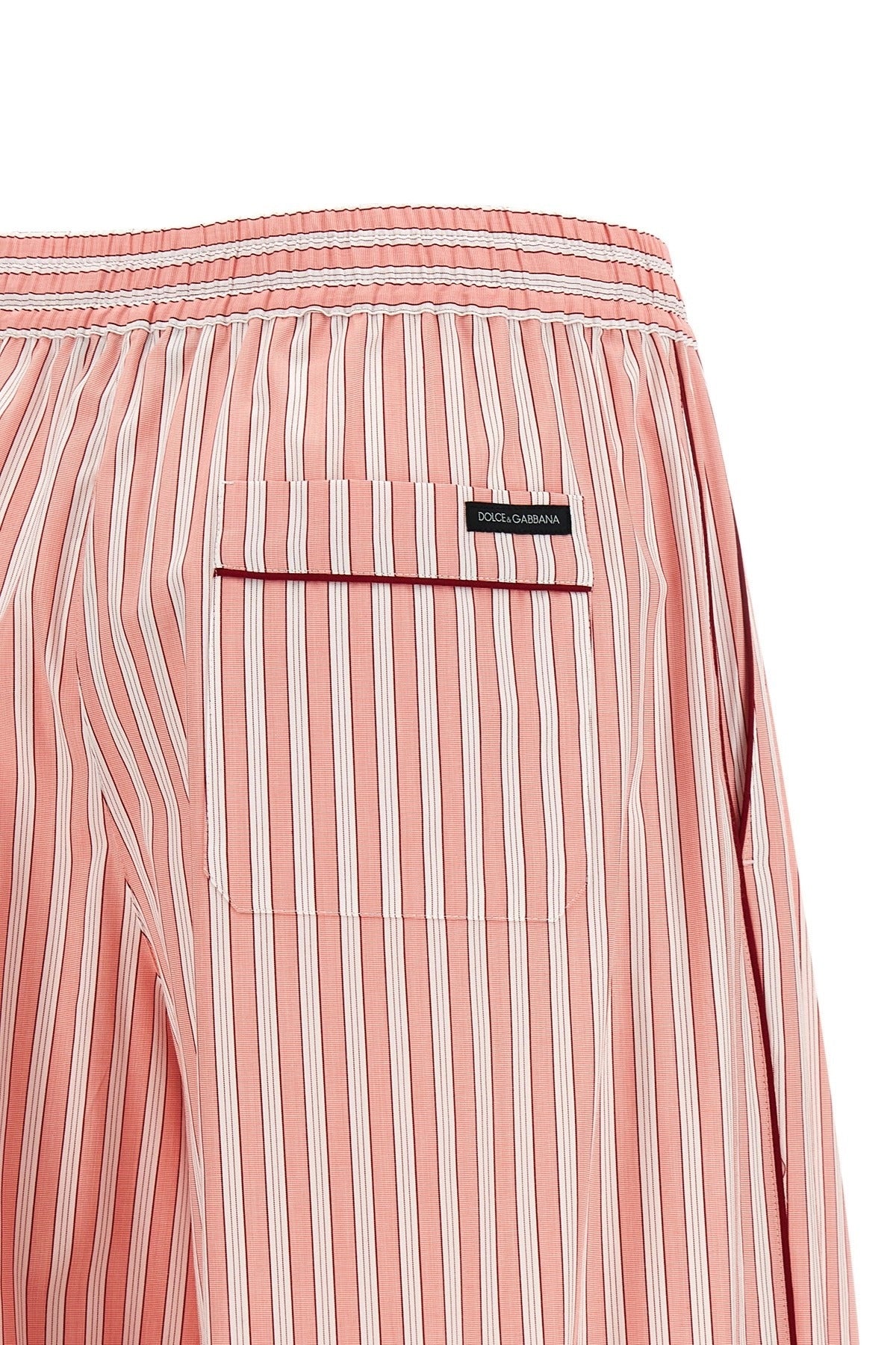 Dolce & Gabbana Striped Cotton Silk Pajama Pants