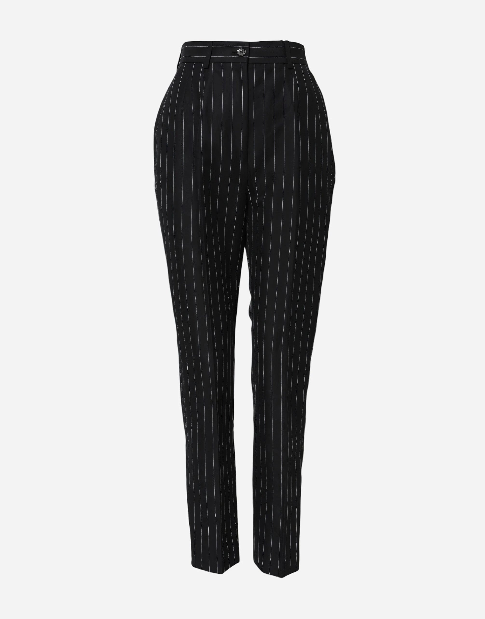 Dolce & Gabbana Striped Hight-Waist Tapered Trousers