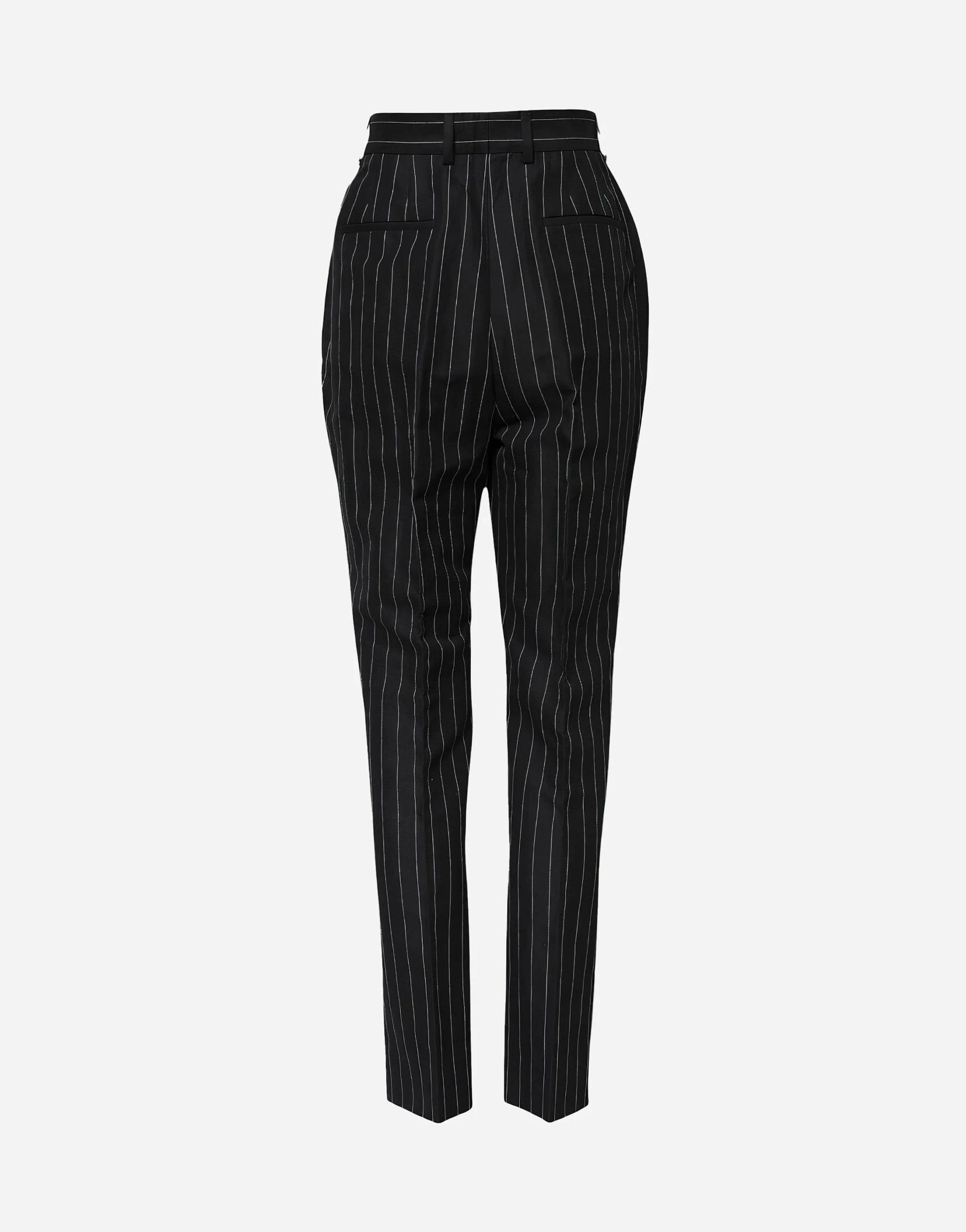 Dolce & Gabbana Striped Hight-Waist Tapered Trousers