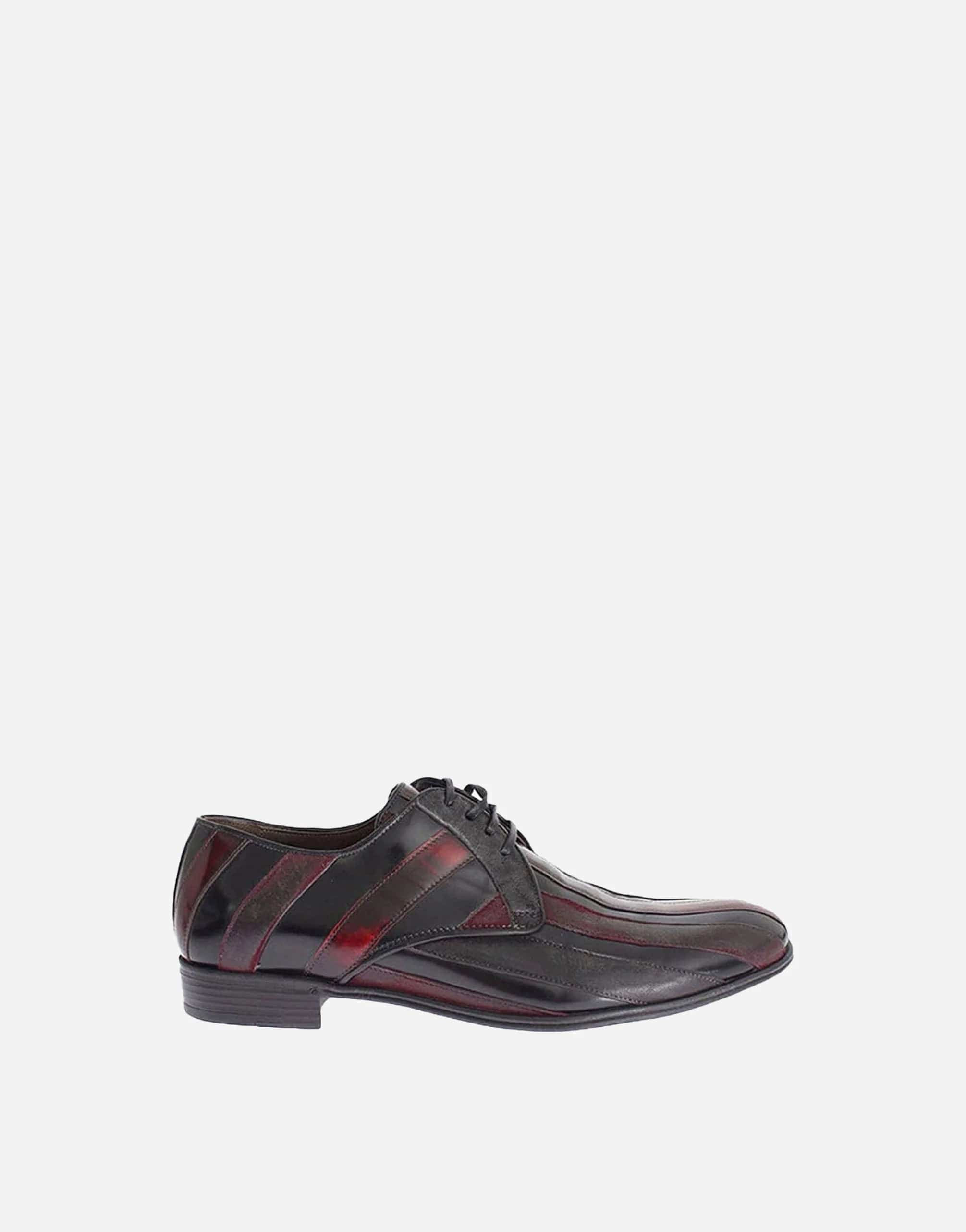 Dolce & Gabbana Striped Leather Formal Shoes