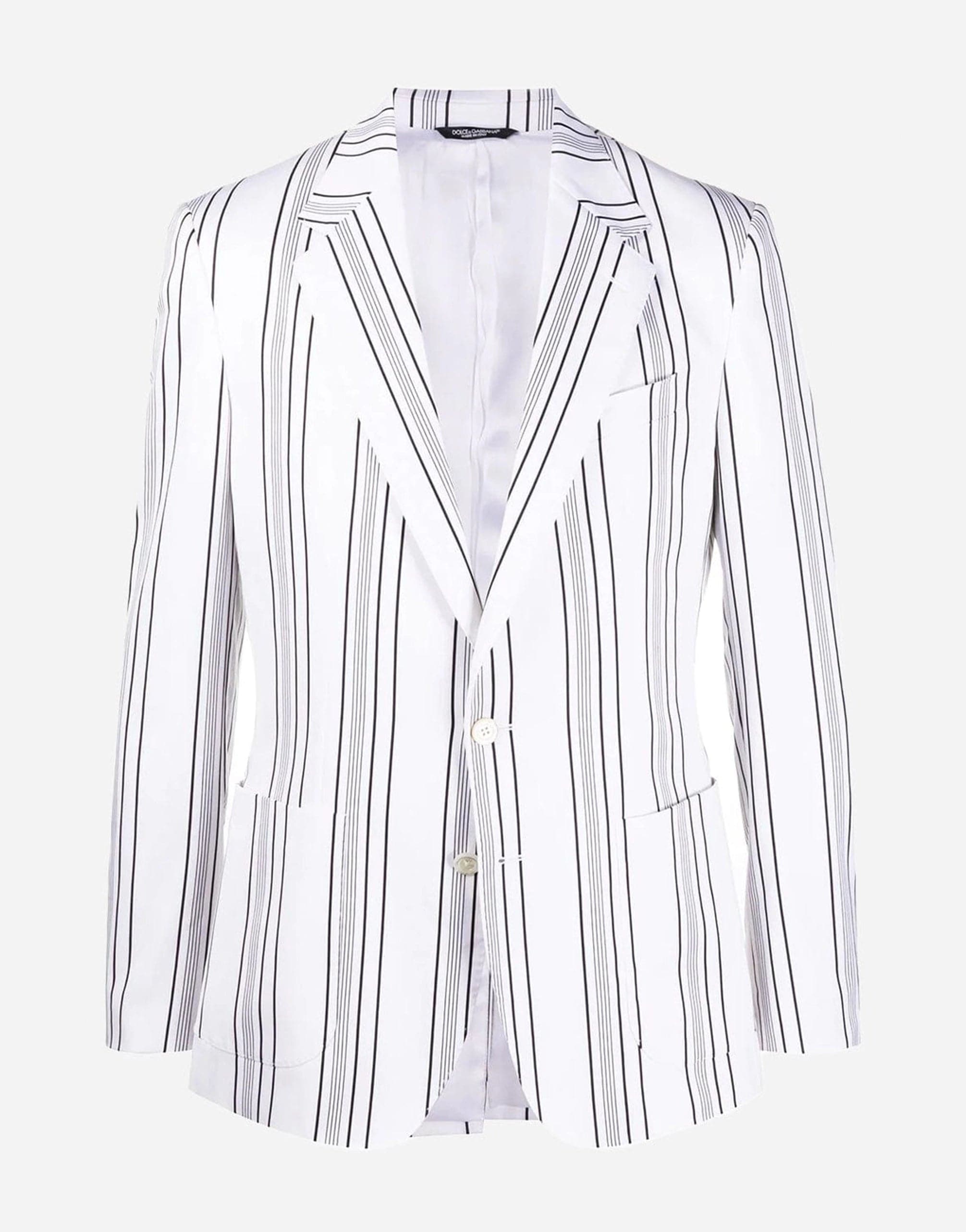 Dolce & Gabbana Striped Pattern Blazer