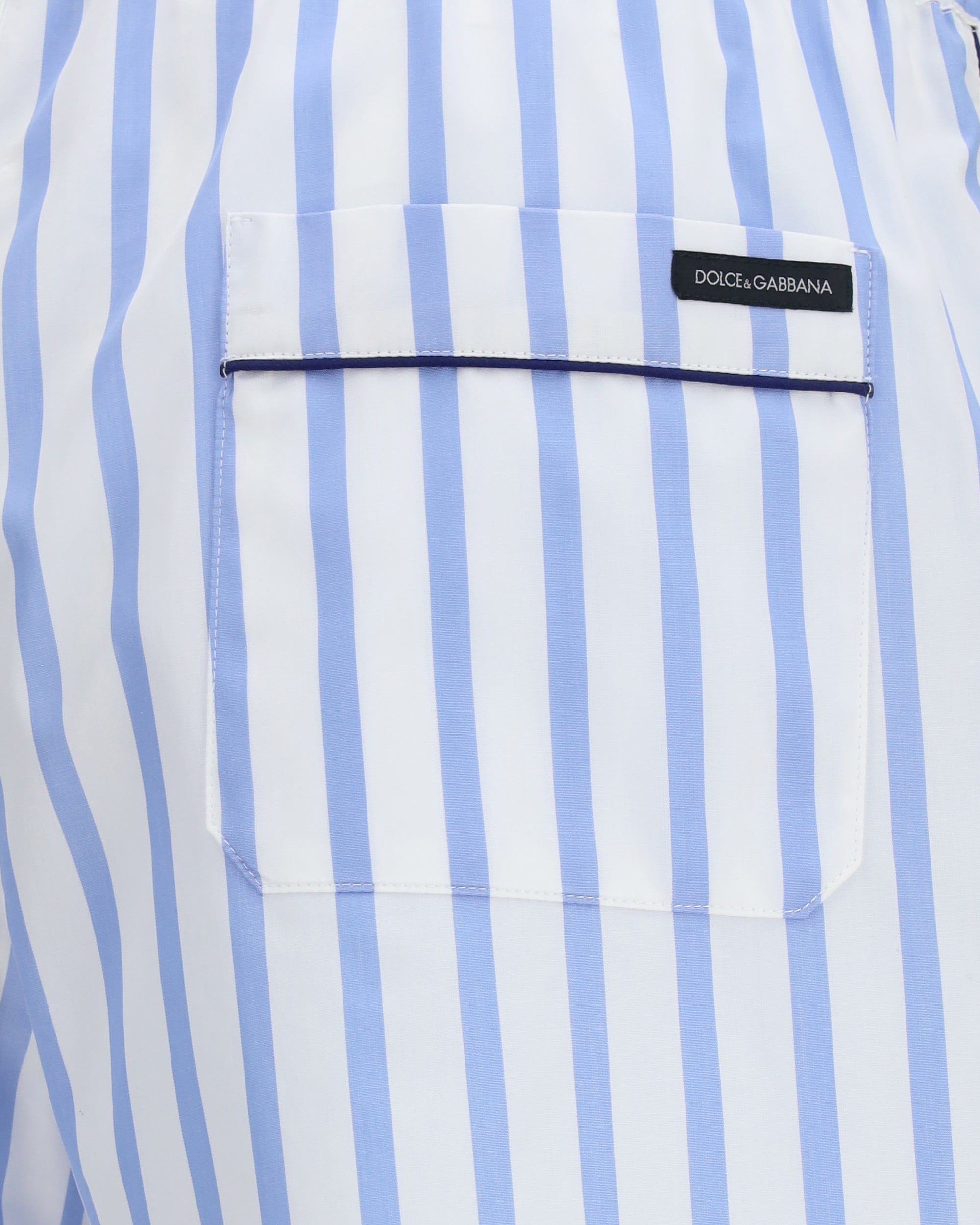 Dolce & Gabbana Striped Poplin Bermuda Shorts