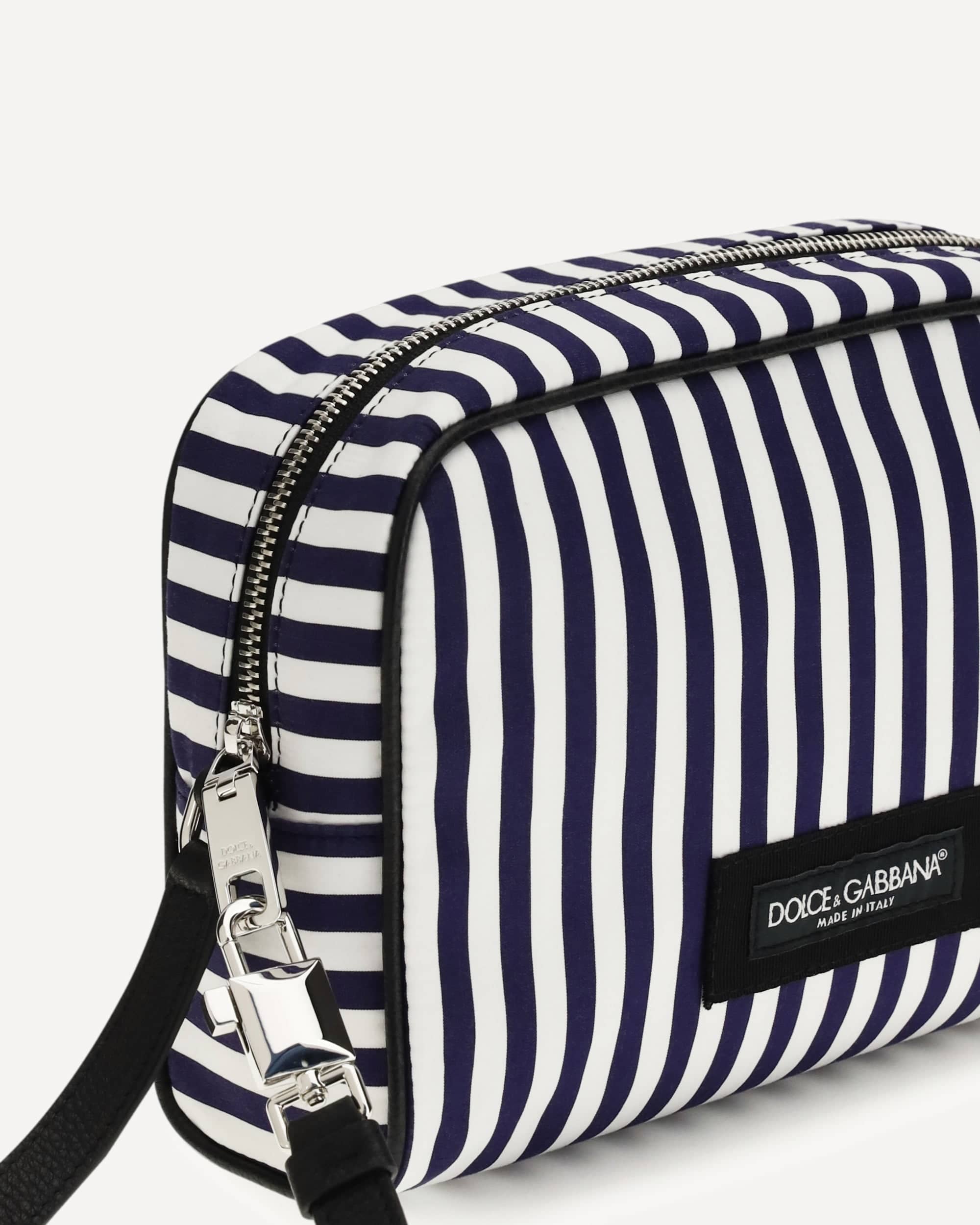 Dolce & Gabbana Striped Poplin Handbag