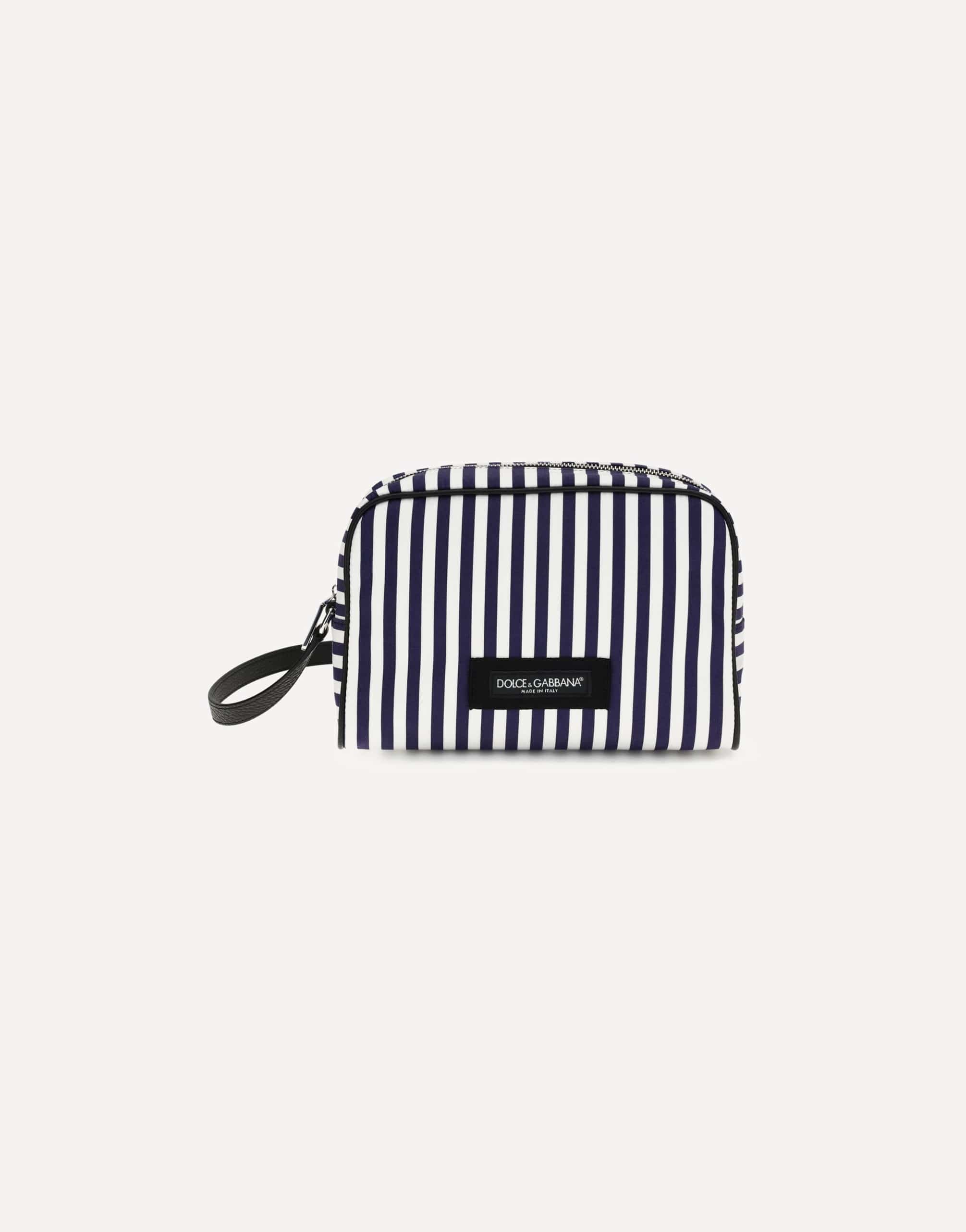 Dolce & Gabbana Striped Poplin Handbag