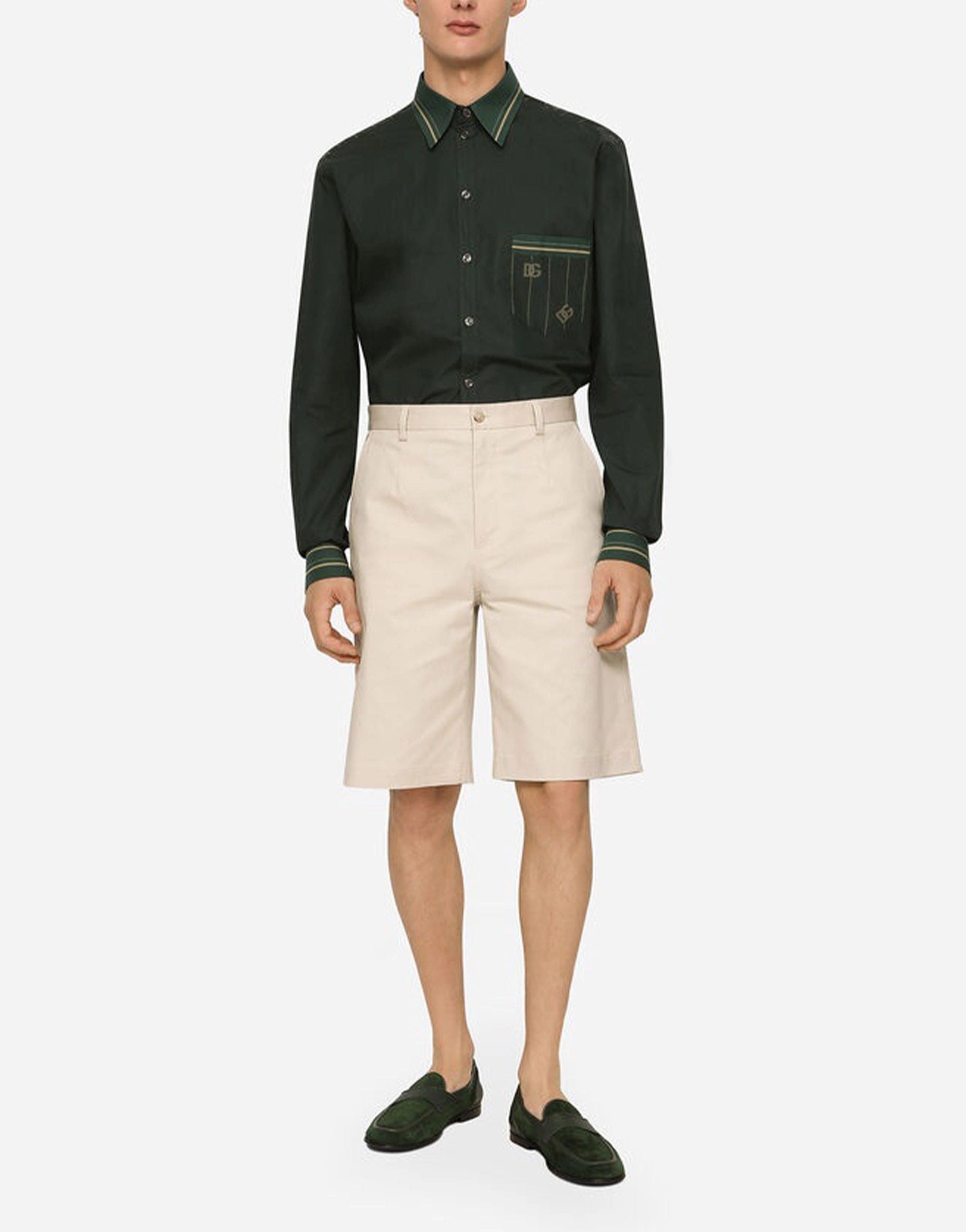 Dolce & Gabbana Striped-Print Martini-Fit Shirt