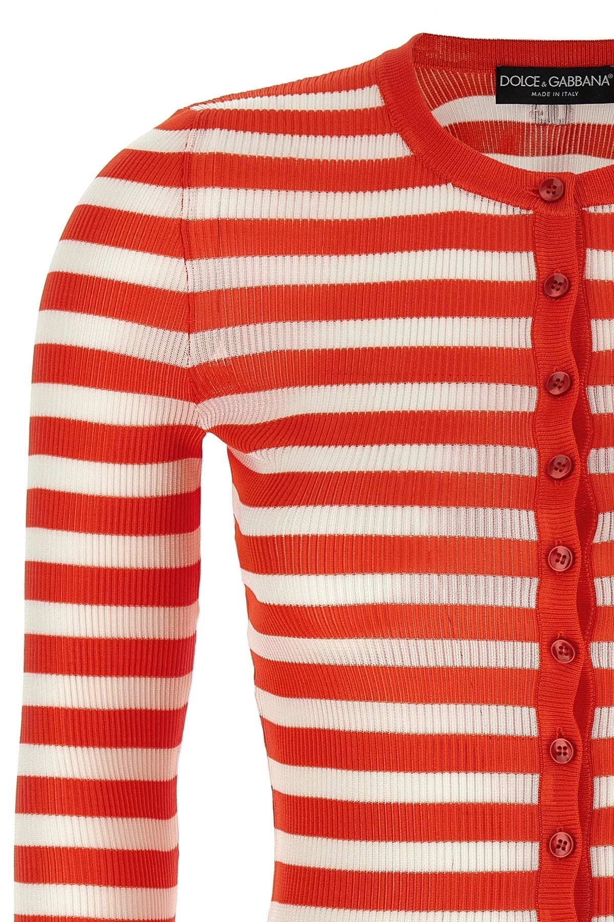 Dolce & Gabbana Dolce & Gabbana Striped Viscose Cardigan