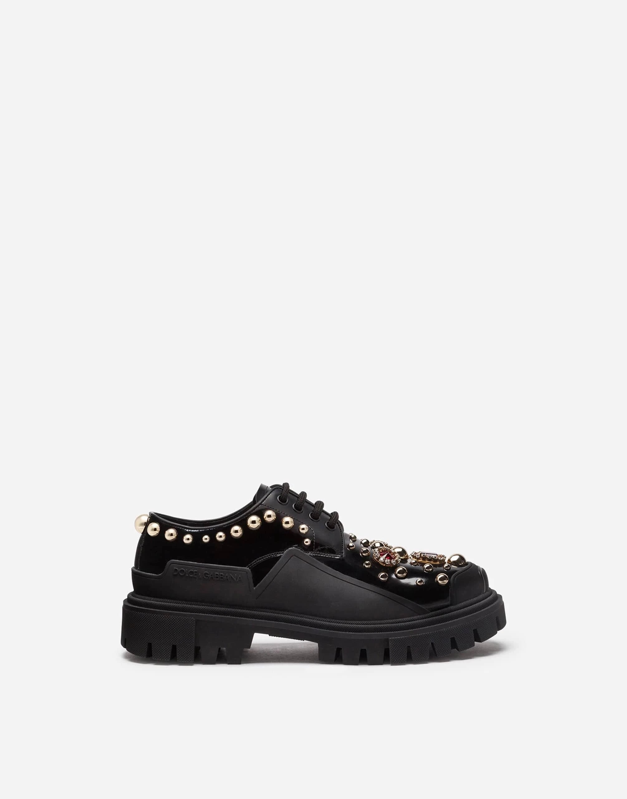 Dolce & Gabbana Stud Embellishment Derby Shoes