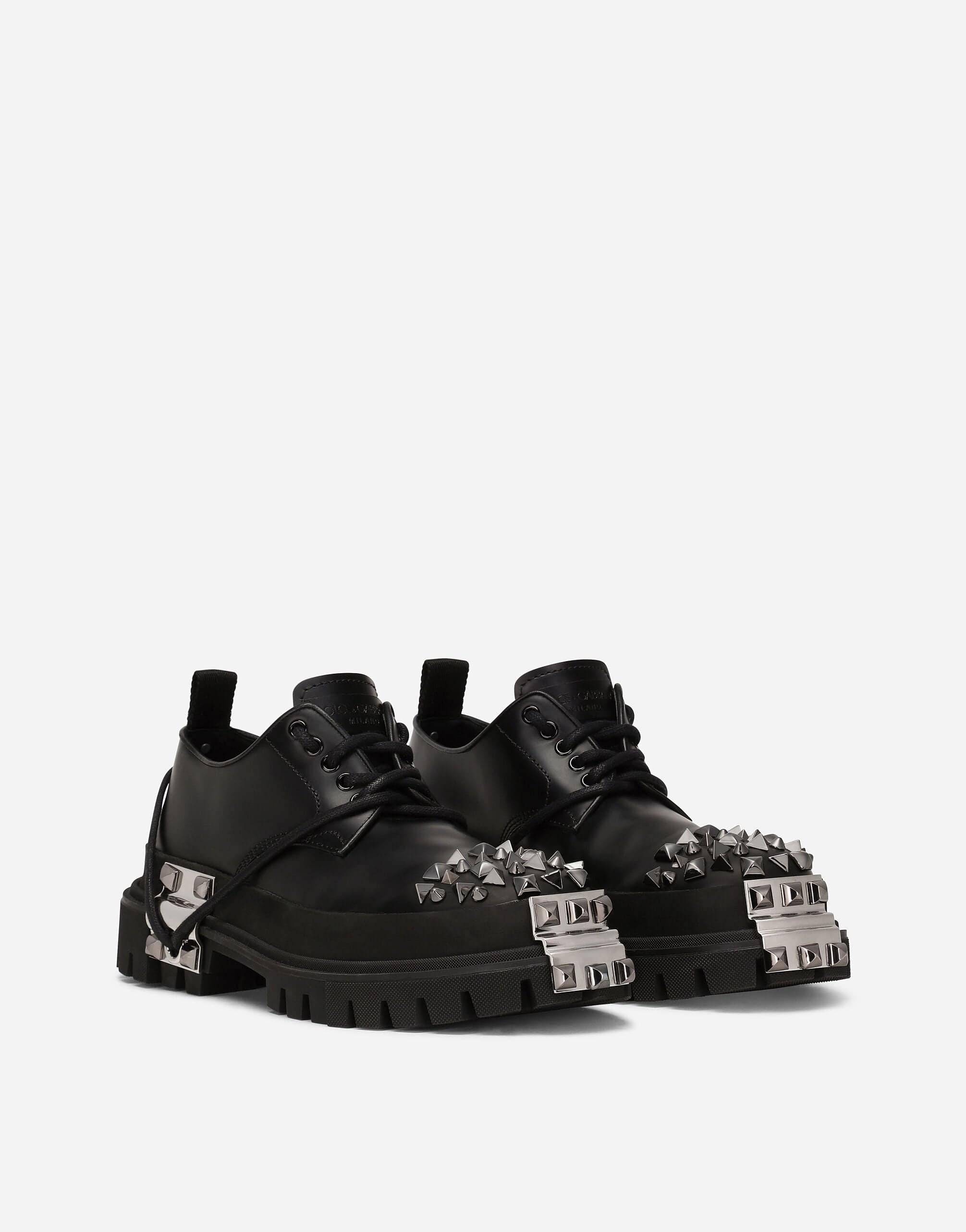 Dolce & Gabbana Studded Hi-Trekking Derby Shoes