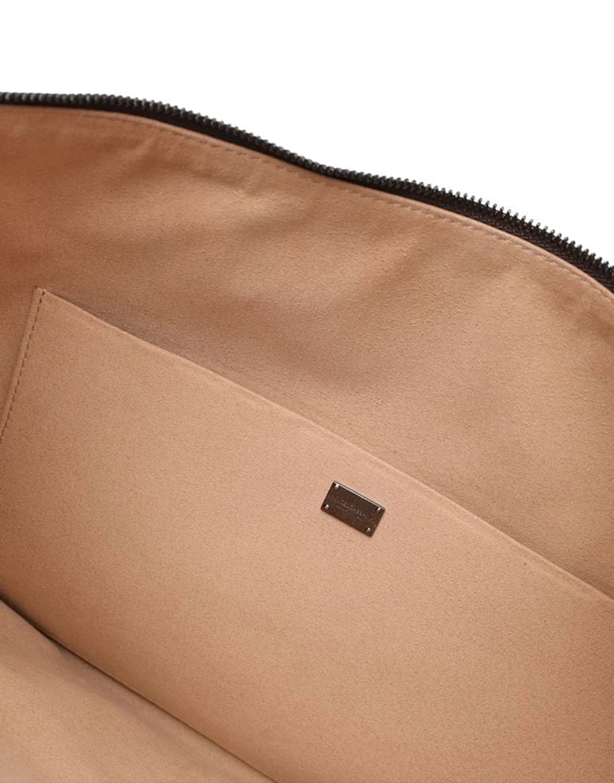 Dolce & Gabbana Suede Half-Moon Shoulder Bag