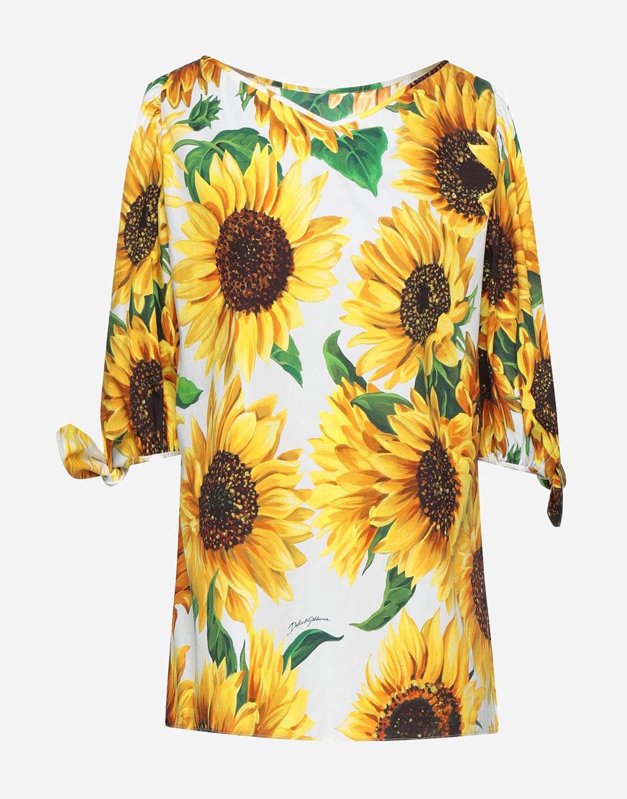 Dolce & Gabbana Sunflower Print Blouse
