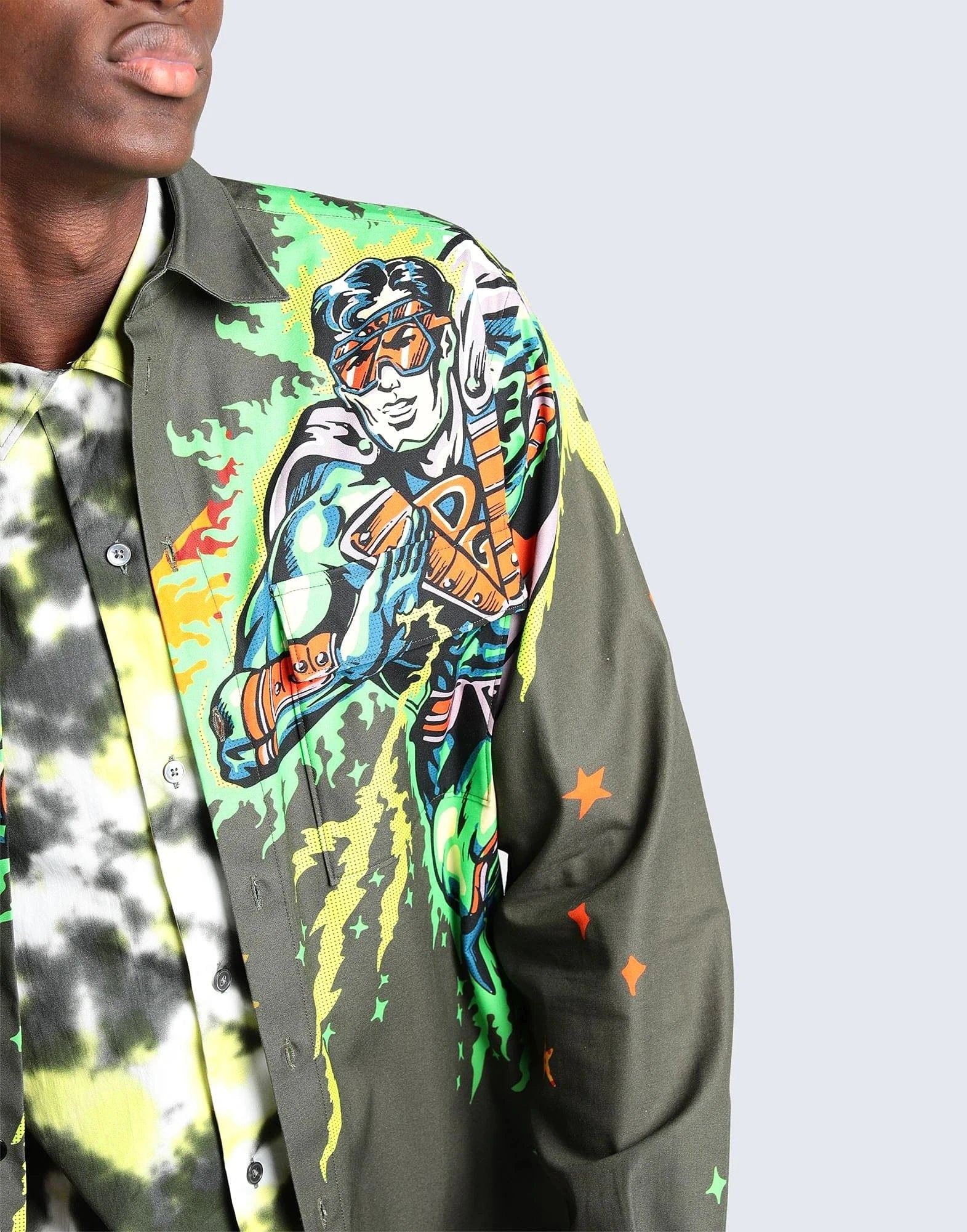 Dolce & Gabbana Superhero Print Shirt