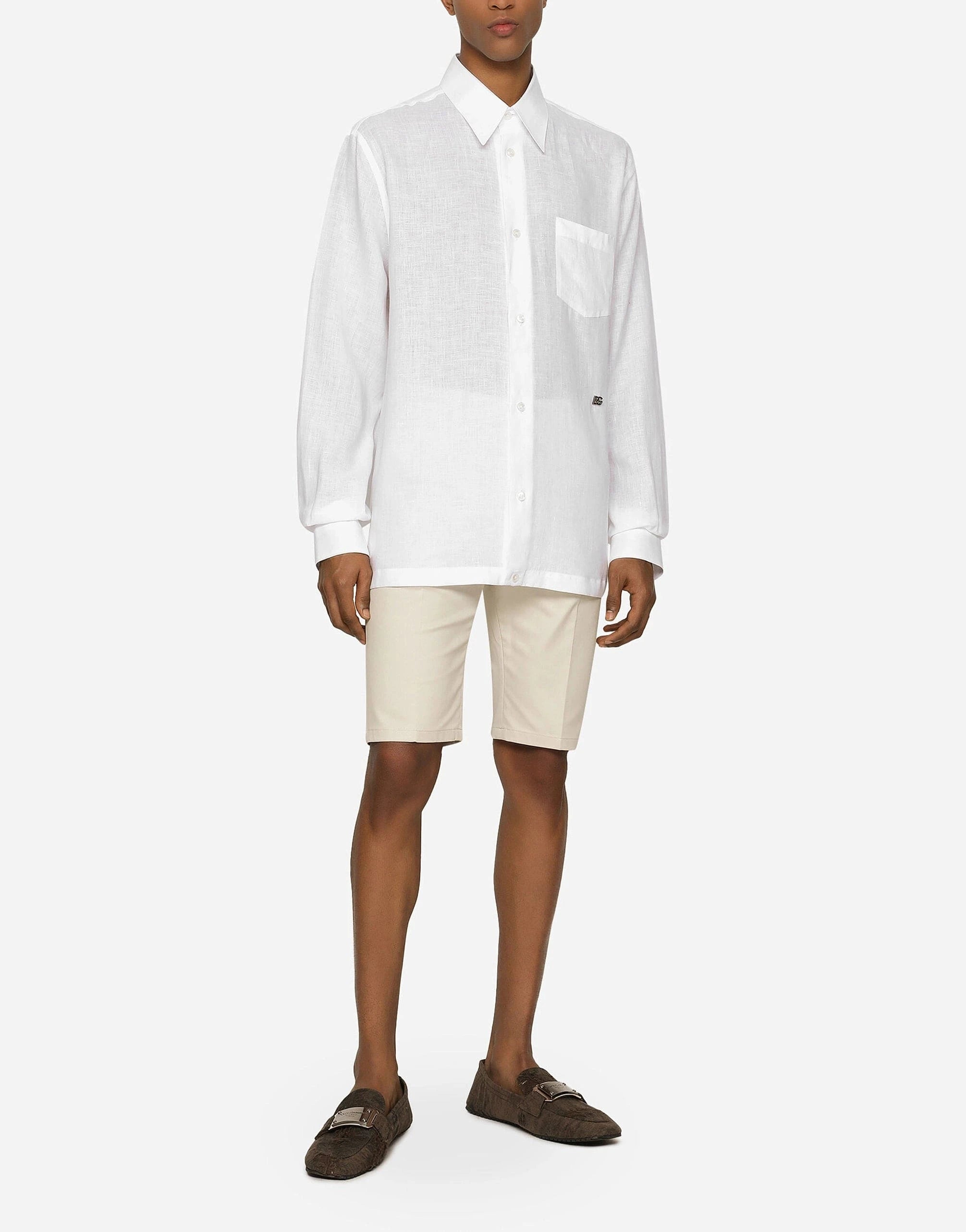 Dolce & Gabbana Tailored Cotton Shorts